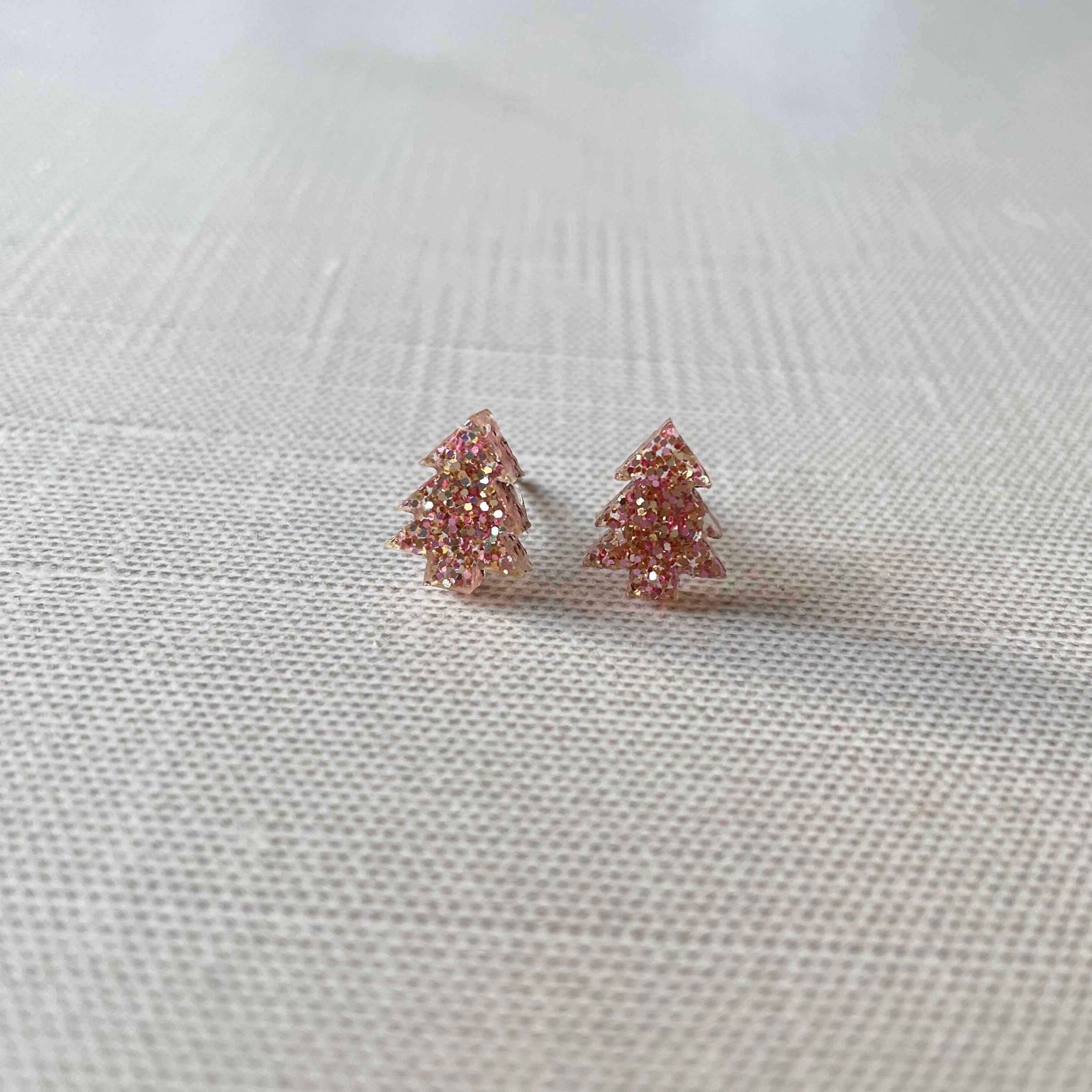 Christmas Tree Mini Stud Earrings