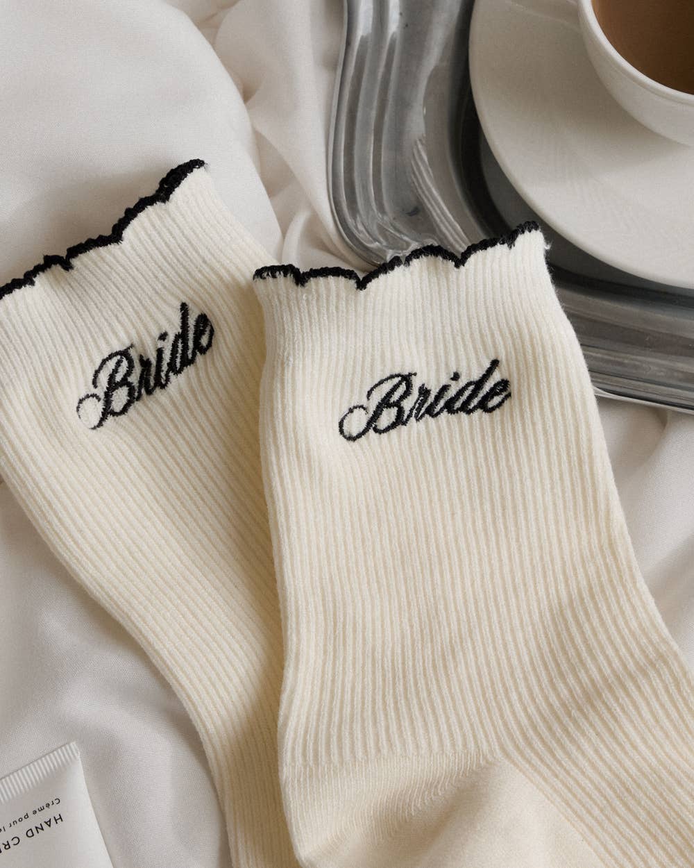 Bride Ruffle Socks