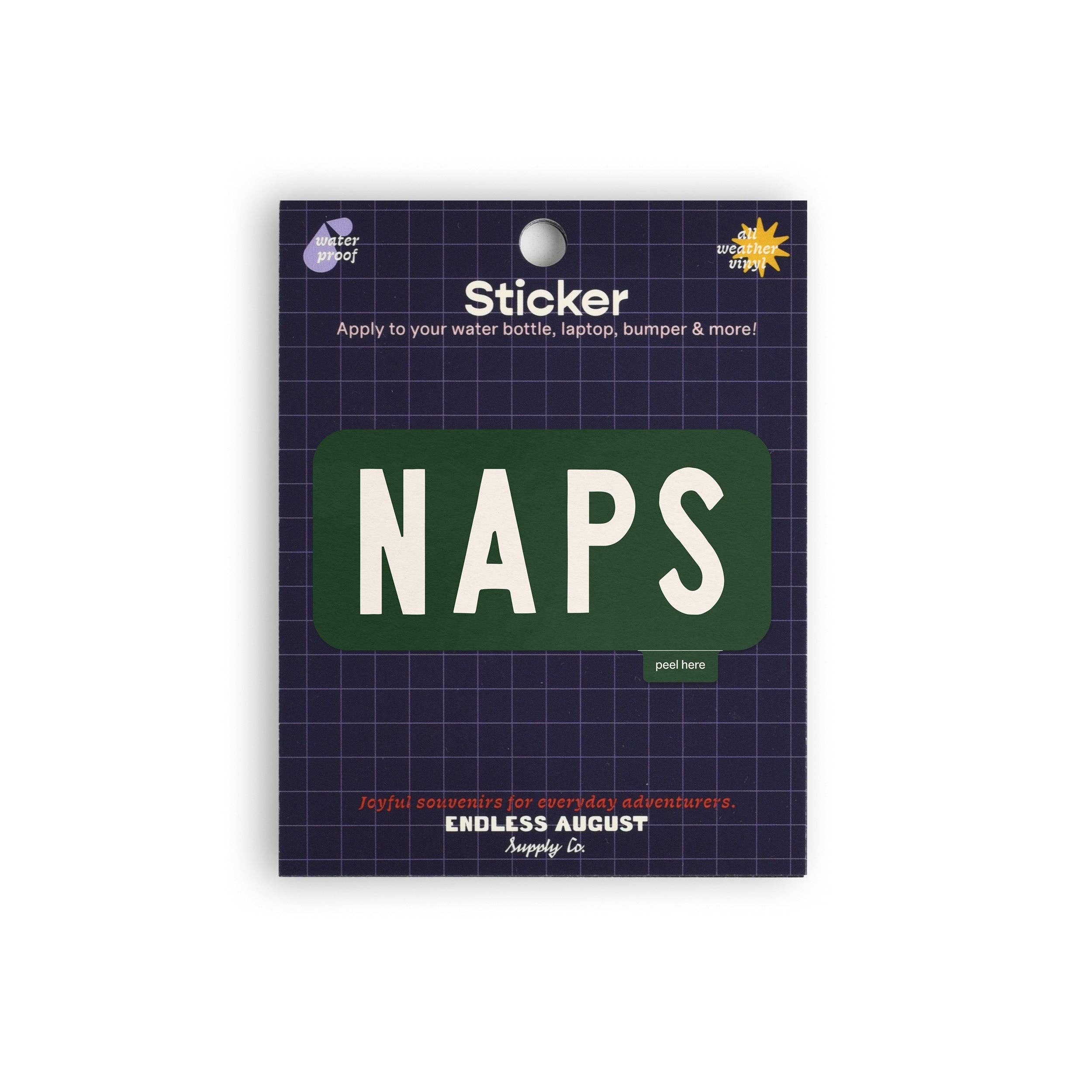 Naps Vinyl Sticker