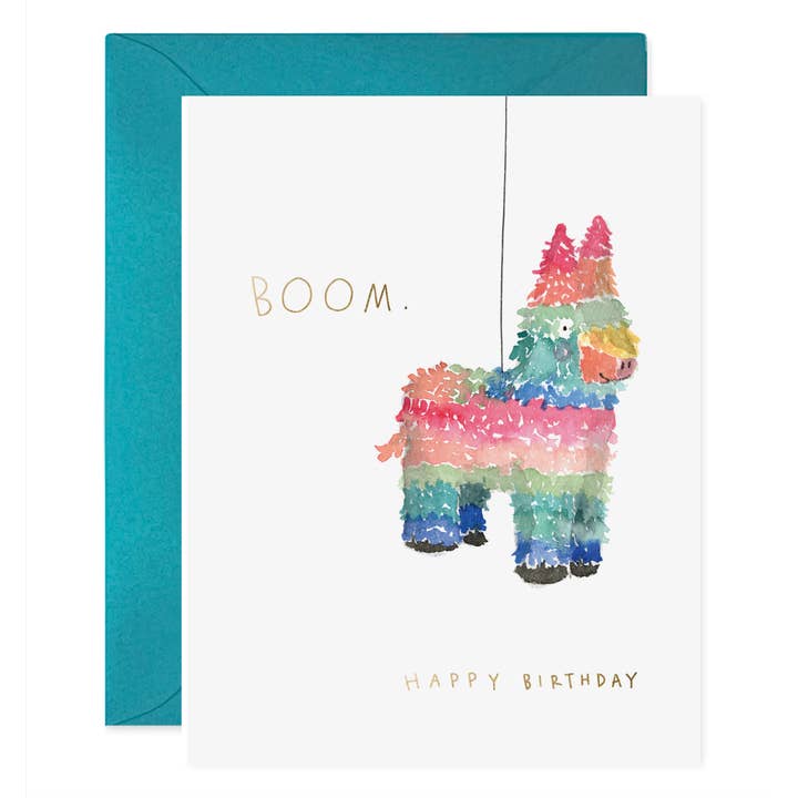 Piñata Birthday Card