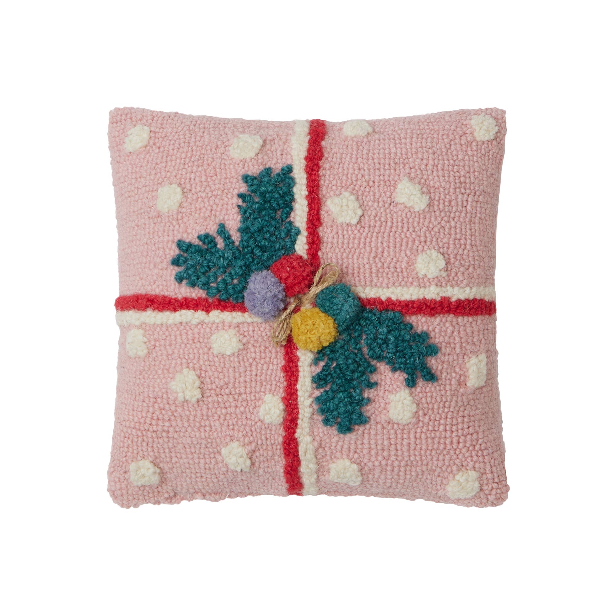 Pink Present Hook Pillow