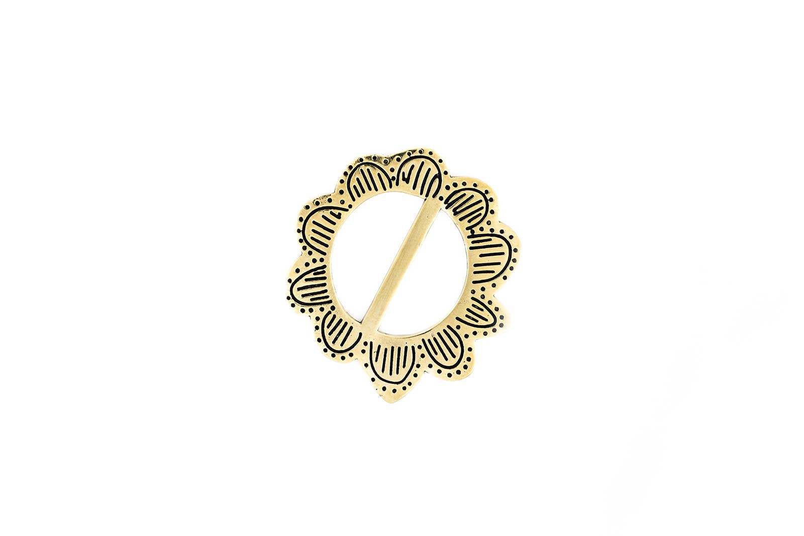 Monica Brass Bandana Slide
