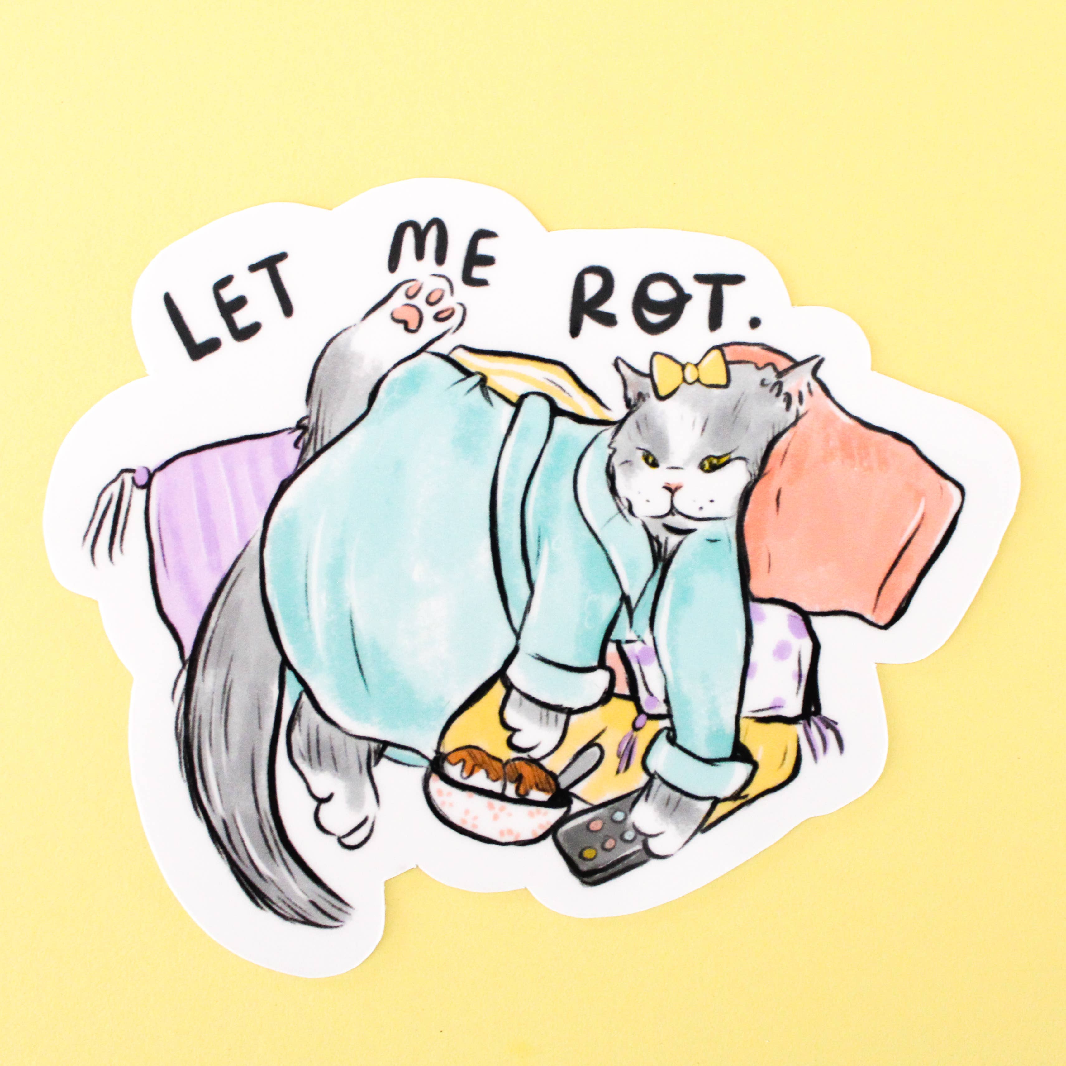 Couch Cat Sticker