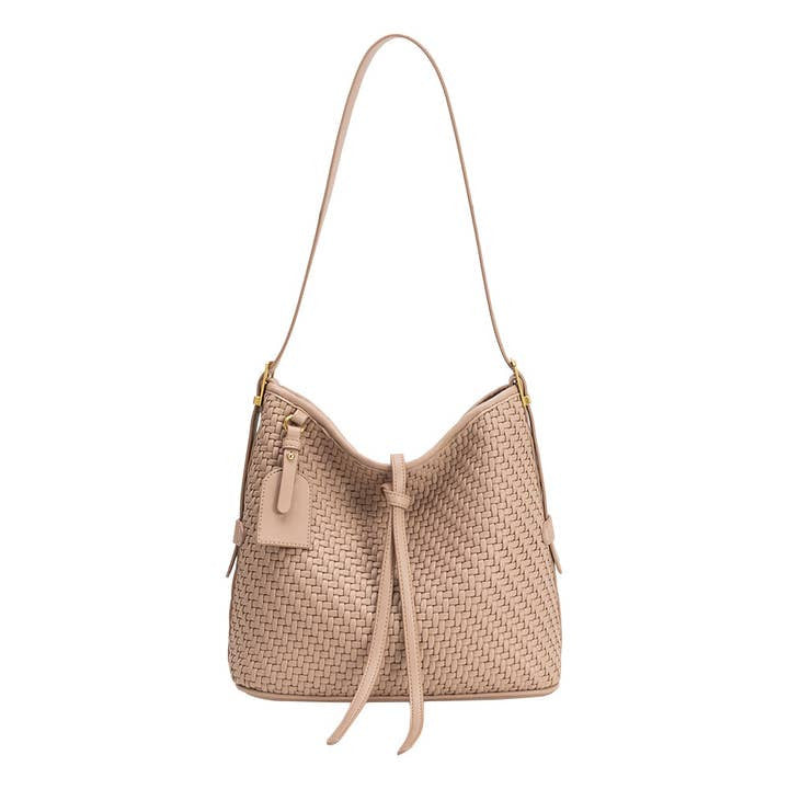 Thalia Vegan Leather Tote Bag - Biscuit