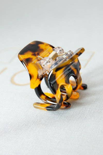 Cellulose Solid Hair Claw Clip