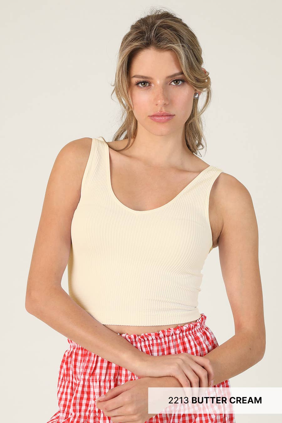 Reversible Ribbed Crop Top