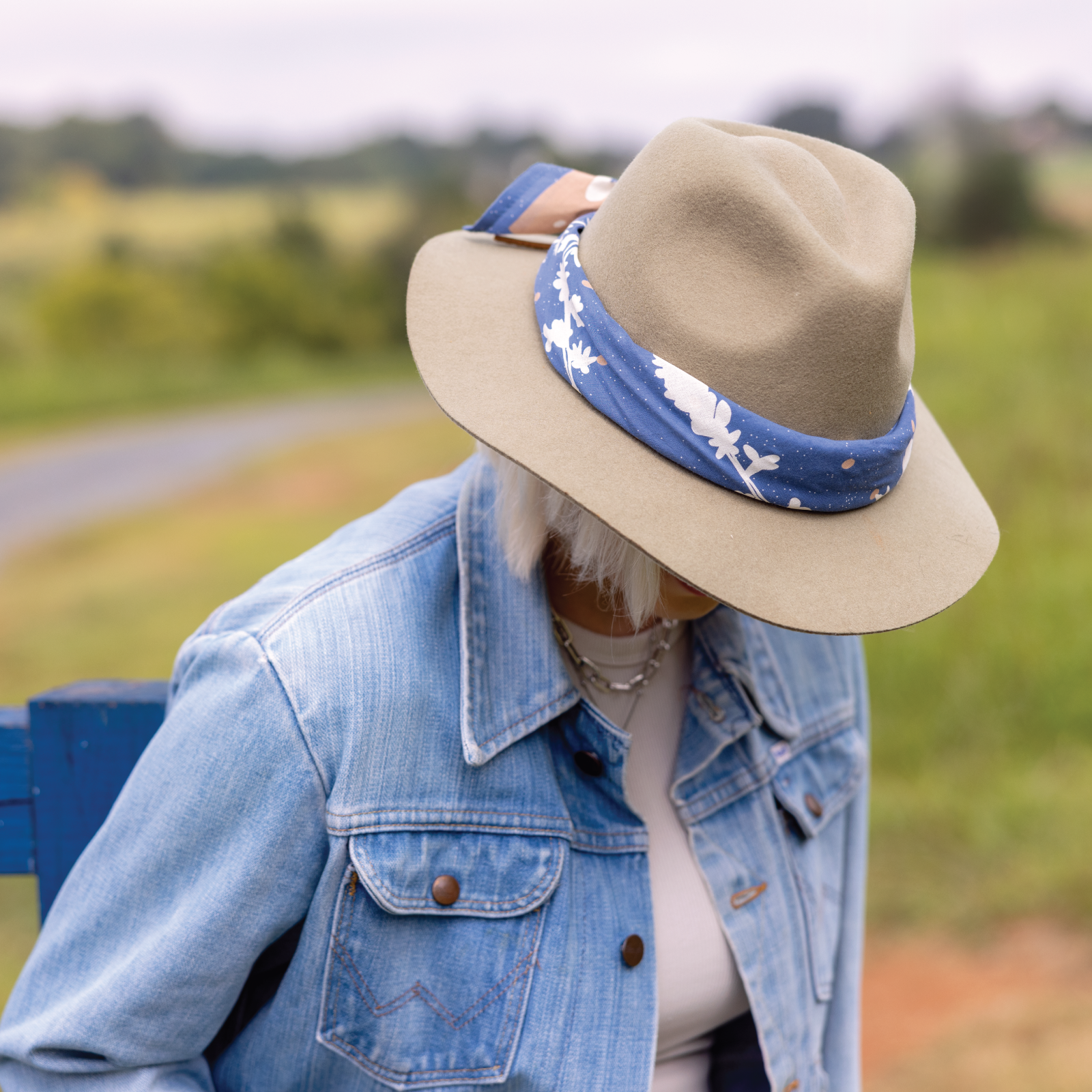 Kickin' Up Dust Cotton Voile Bandana
