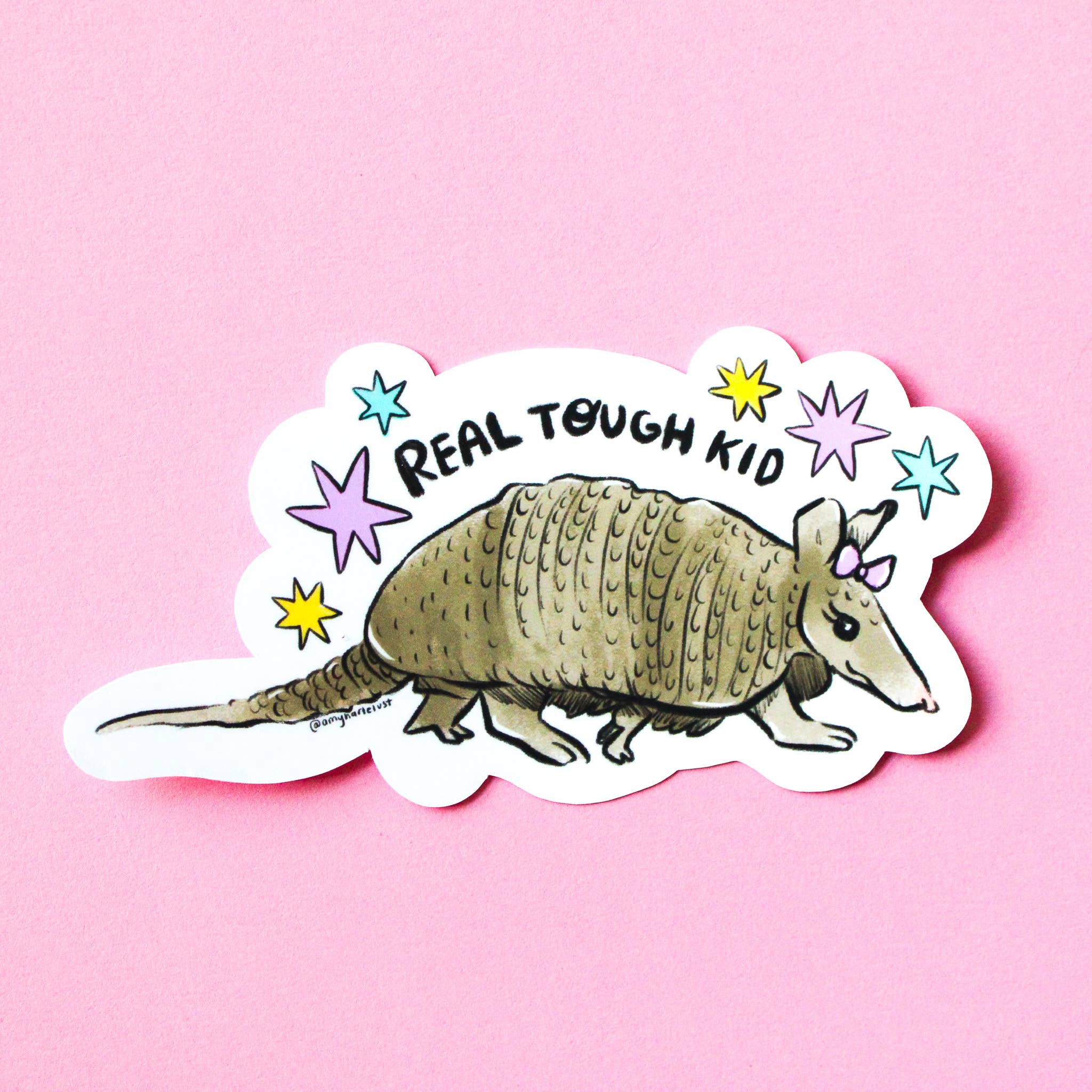 Real Tough Kid Sticker