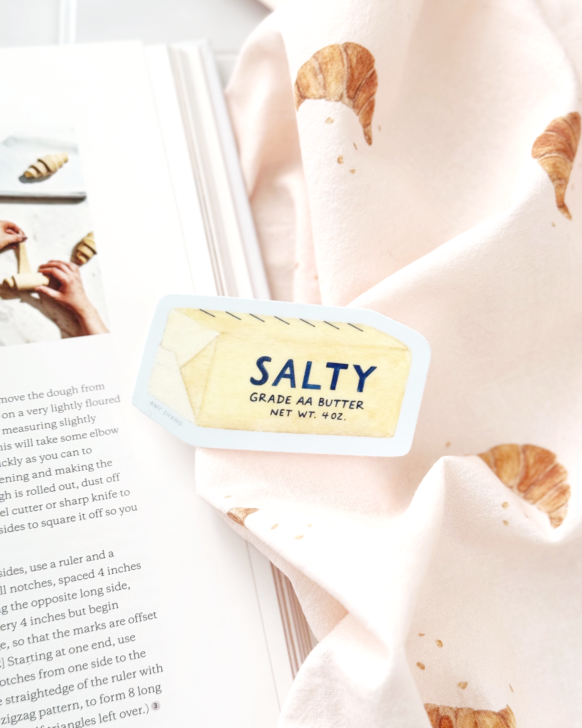 Salty Butter Stick Vinyl Sticker