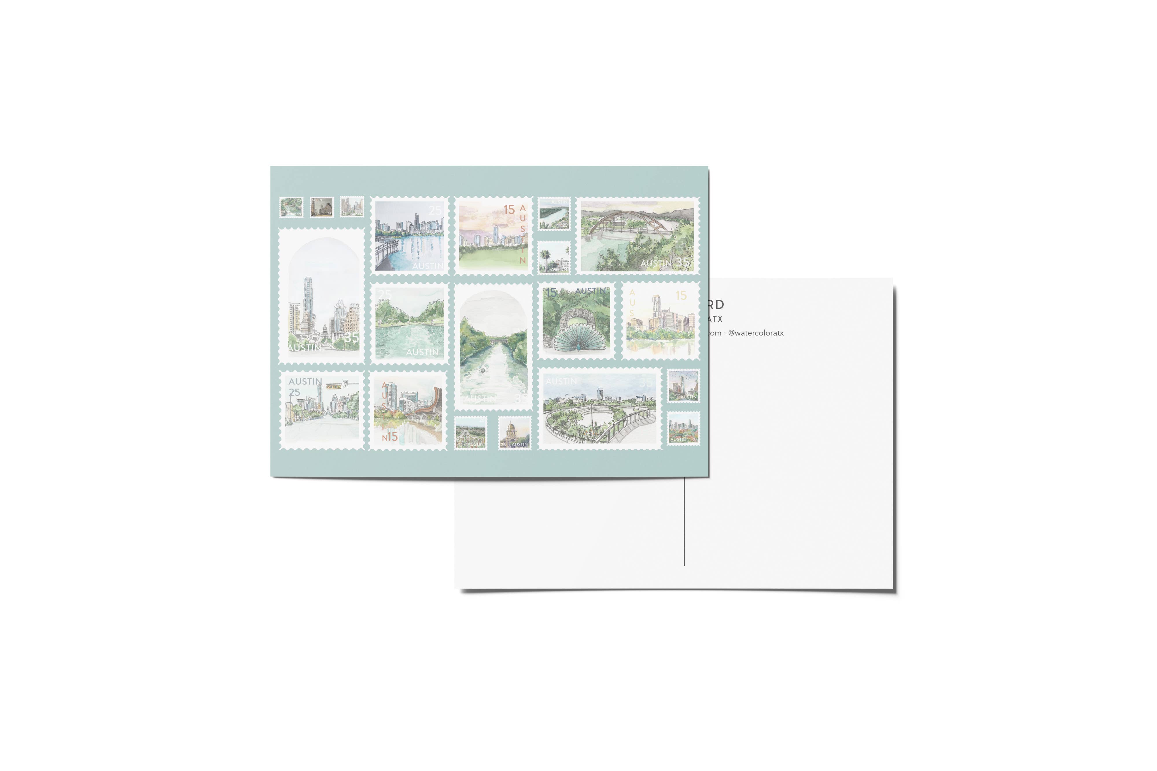Austin Stamps Postcard