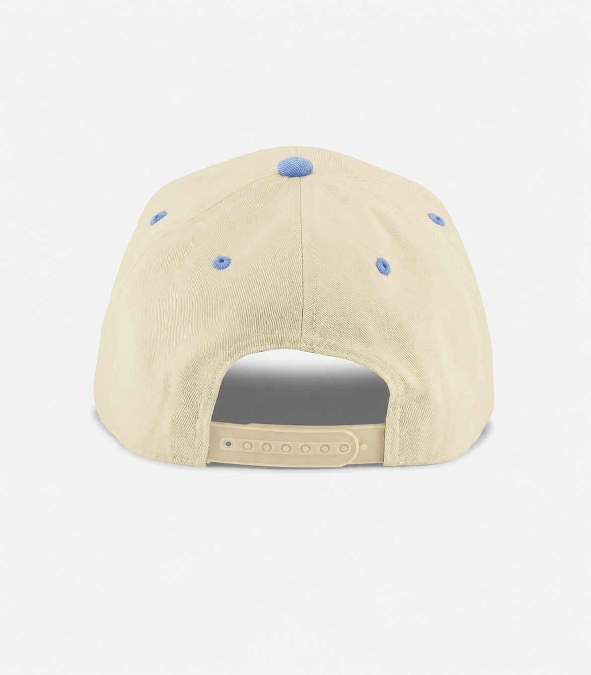 Dad Corduroy Snapback Hat - Cream Baby Blue