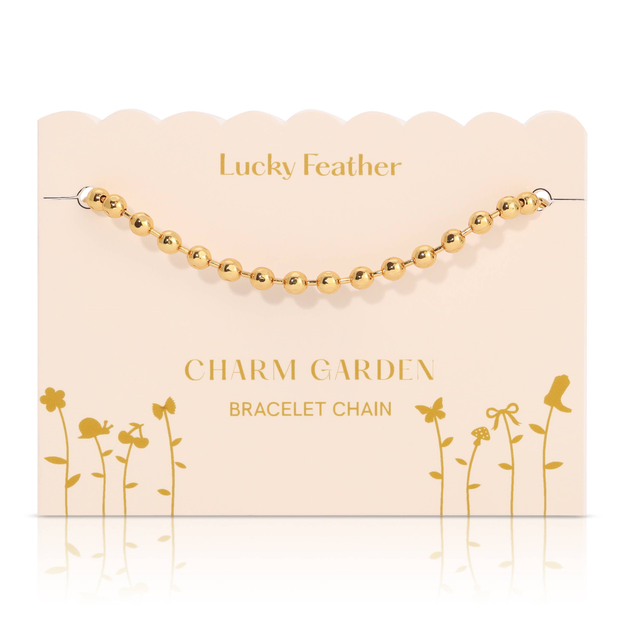 Charm Garden Gold Bracelet Chain