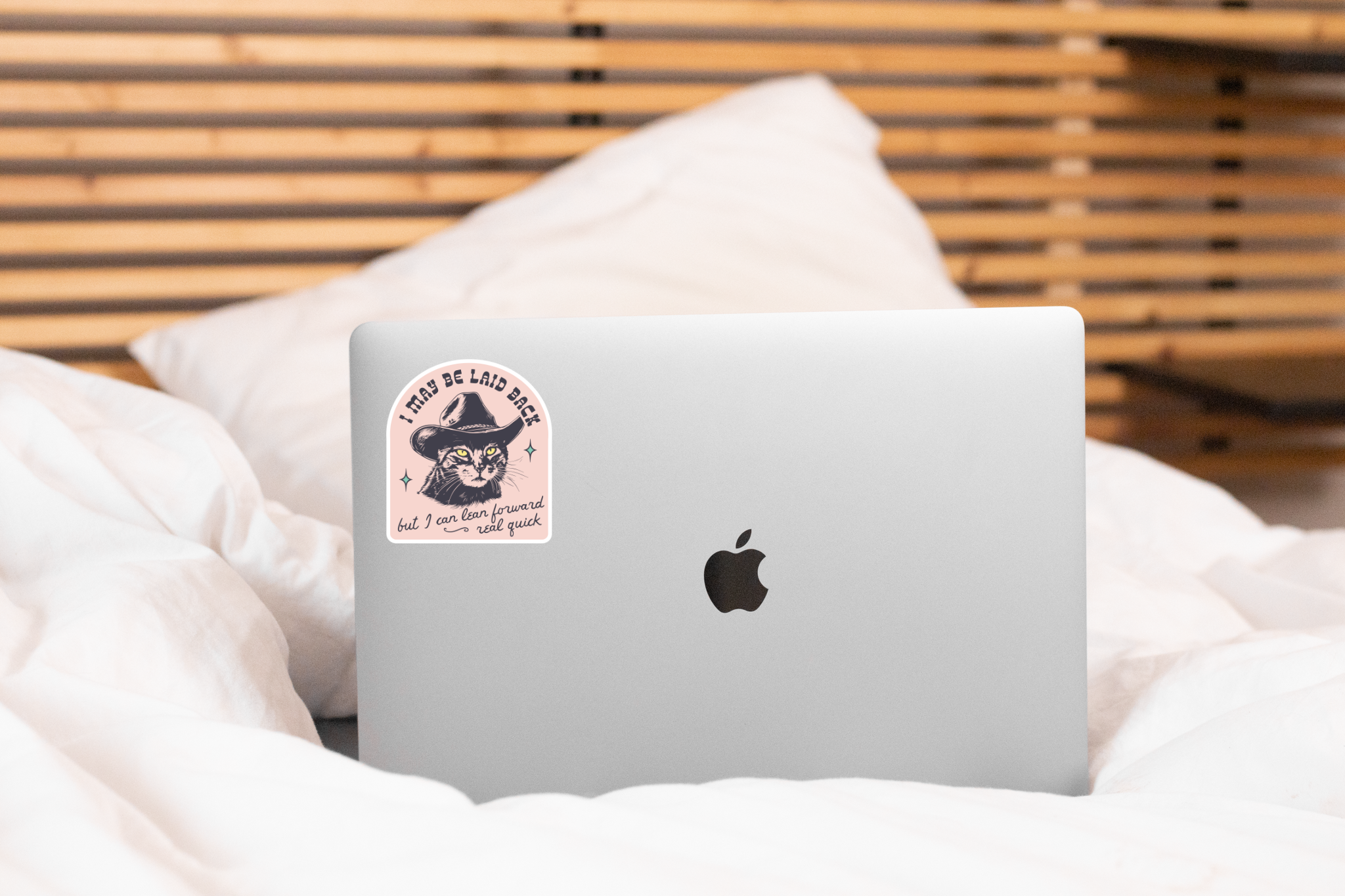 I May Be Laid Back Sticker