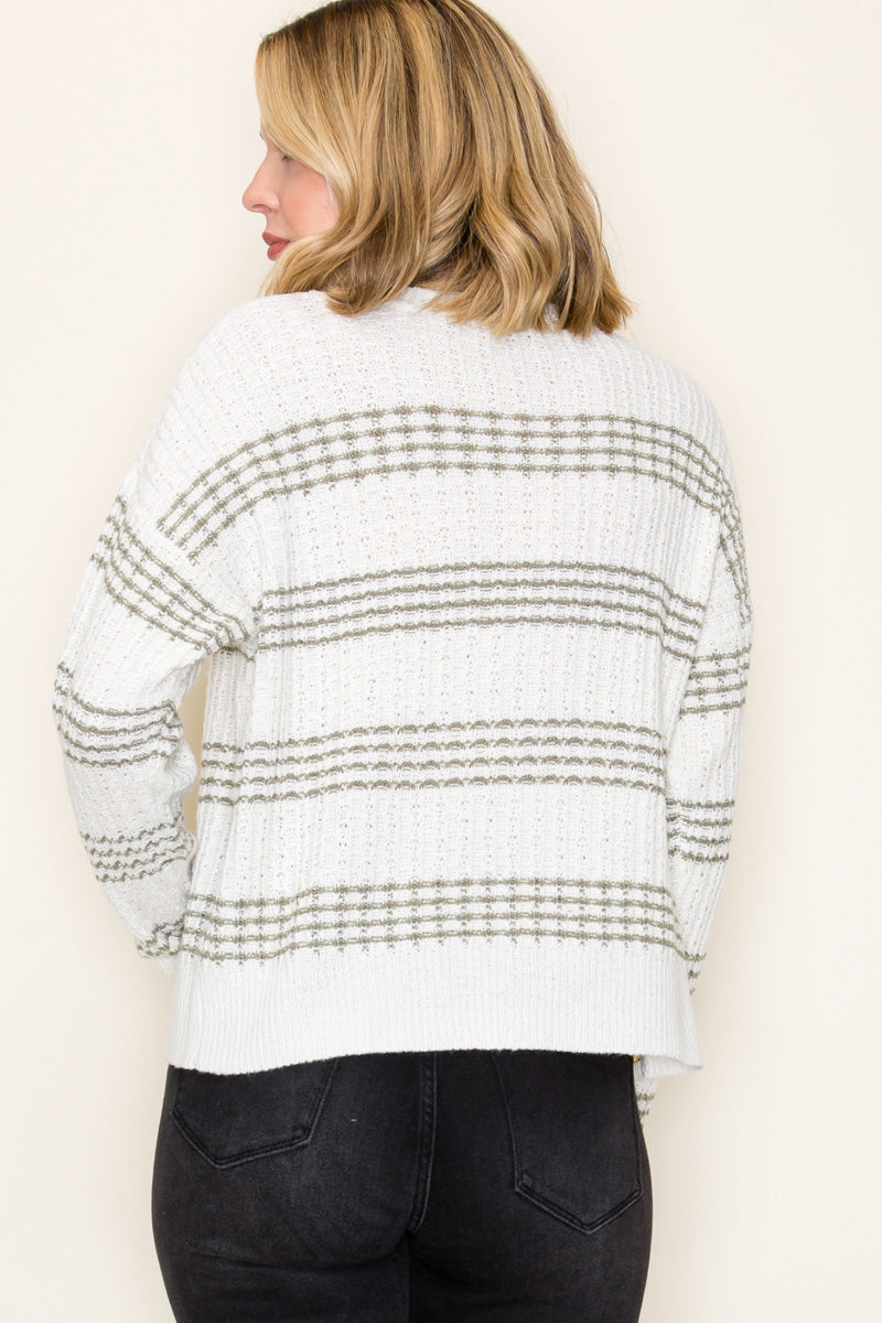 Soft Light Striped Sweater