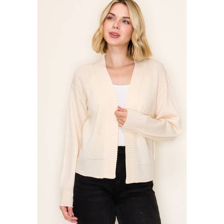 Autumn Afternoon Knit Cardigan - Oatmeal