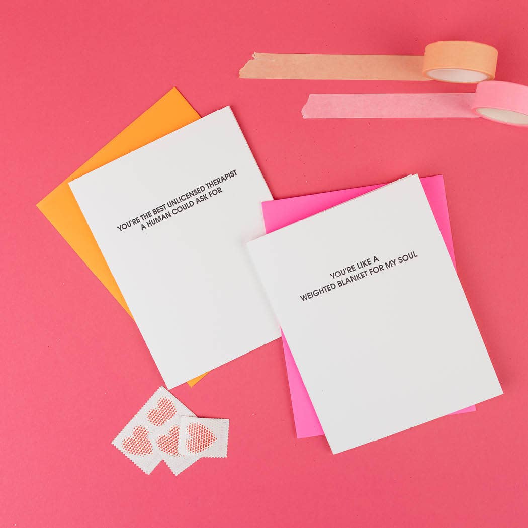 You're The Best Unlicensed Therapist Card
