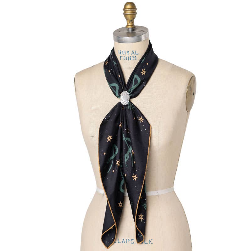 Lasso The Stars Silk Scarf