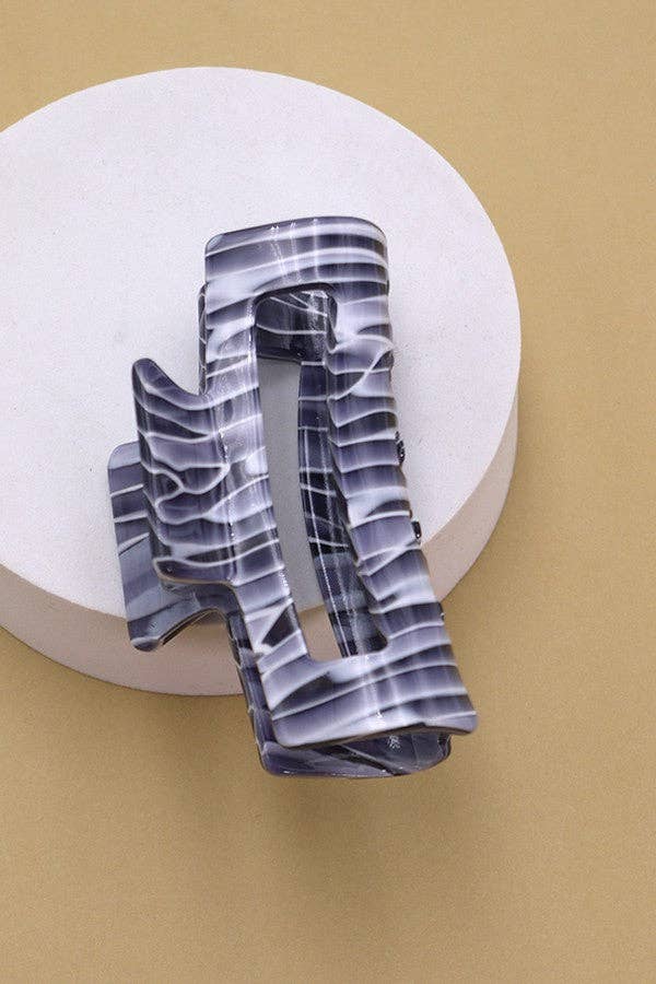 Rectangle Cellulose Hair Claw Clip