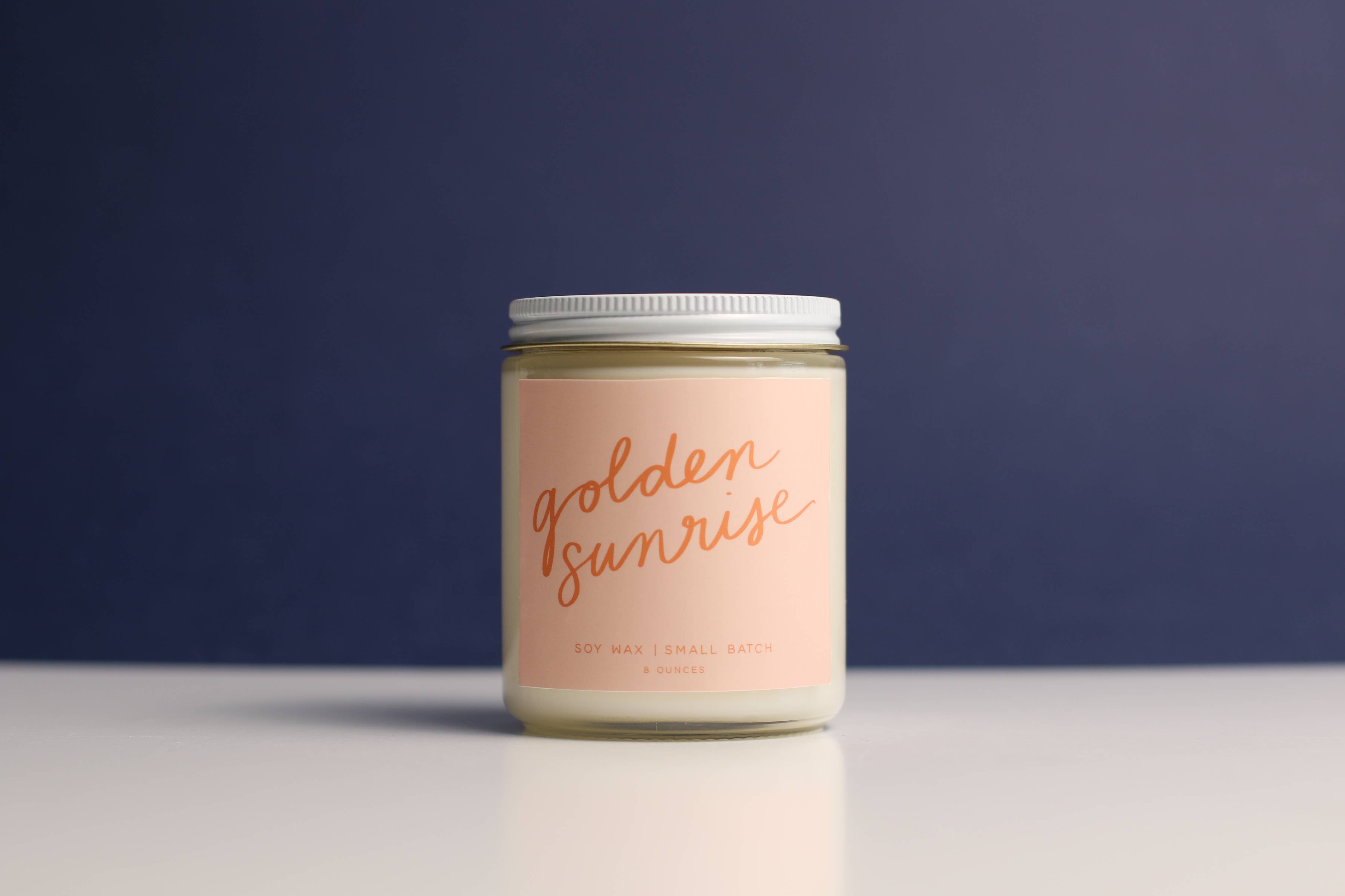 Golden Sunrise Candle