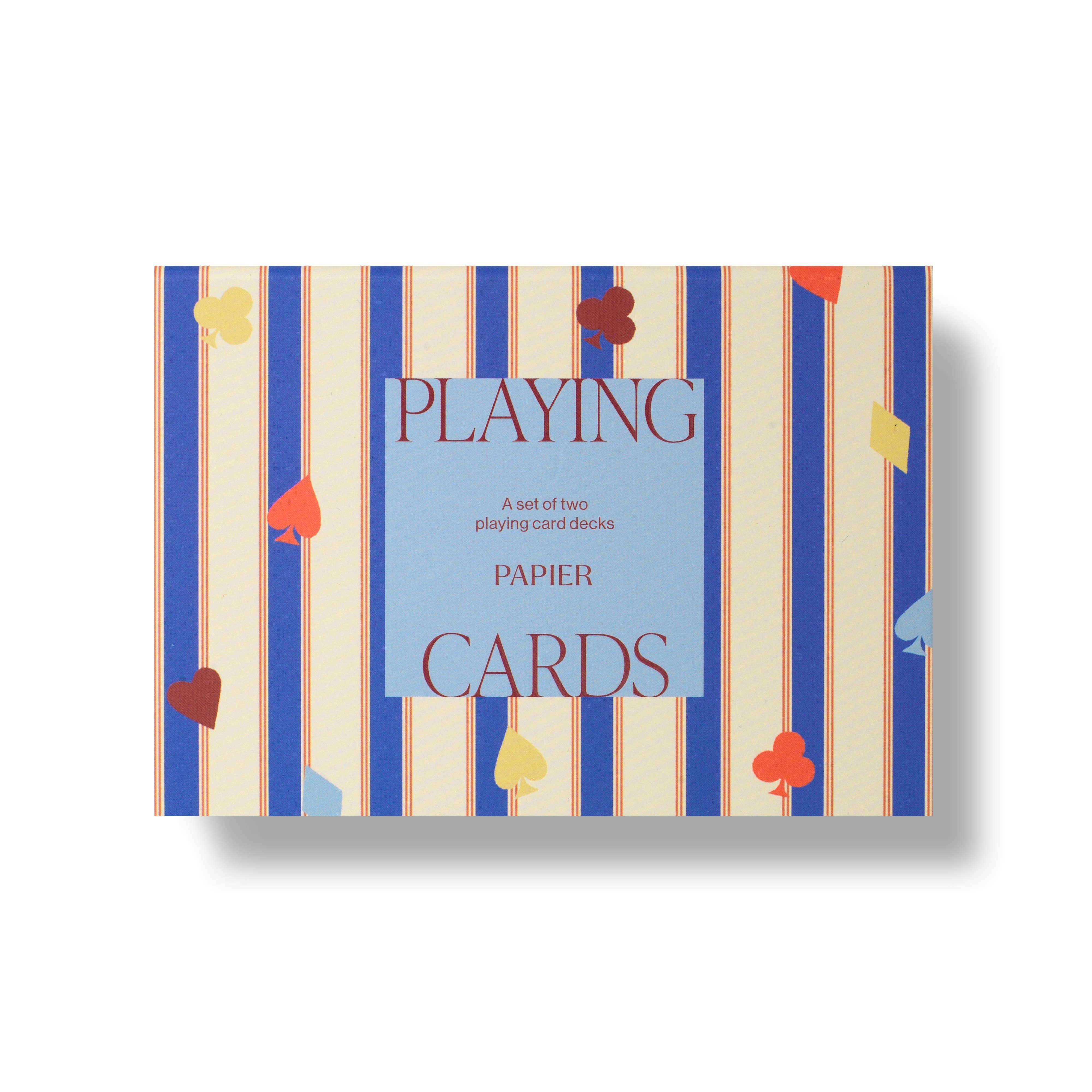 Suits & Stripes Playing Cards Set