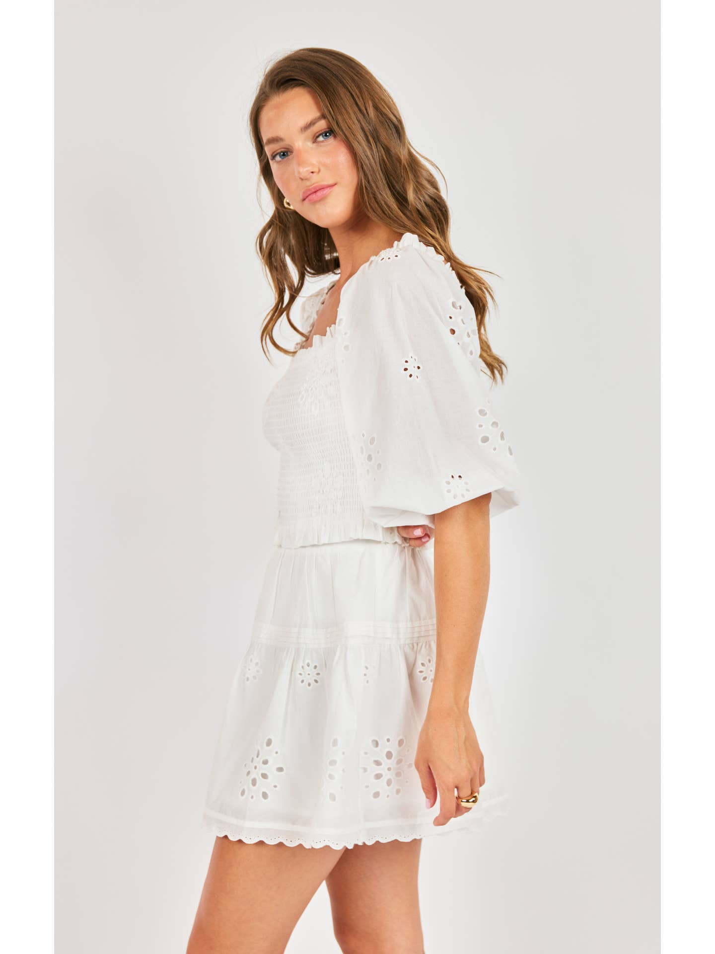 Bloomfield Smocked Top