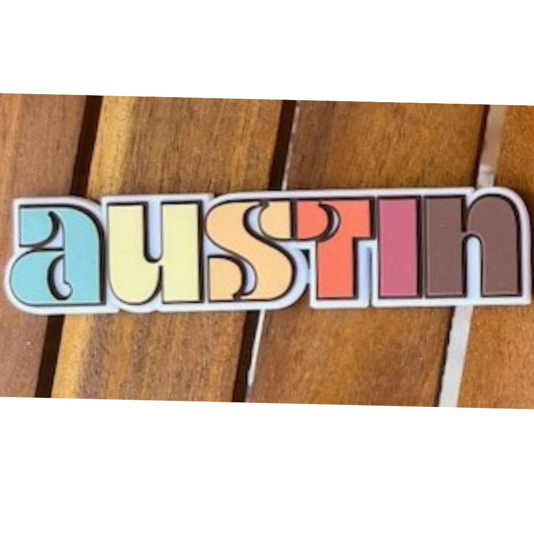 Funky Austin Magnet