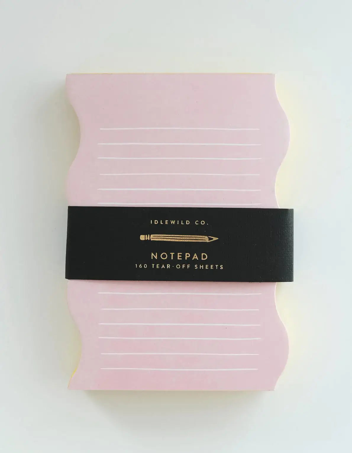 Pink + Yellow Wavy Notepad