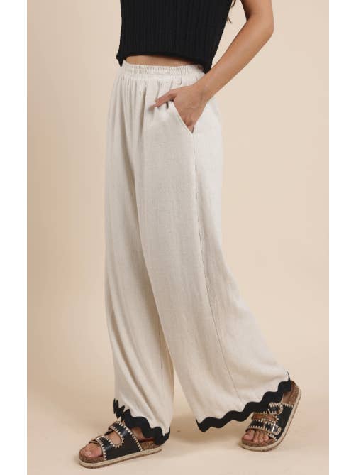 Sugarloaf Wavy Trim Pants