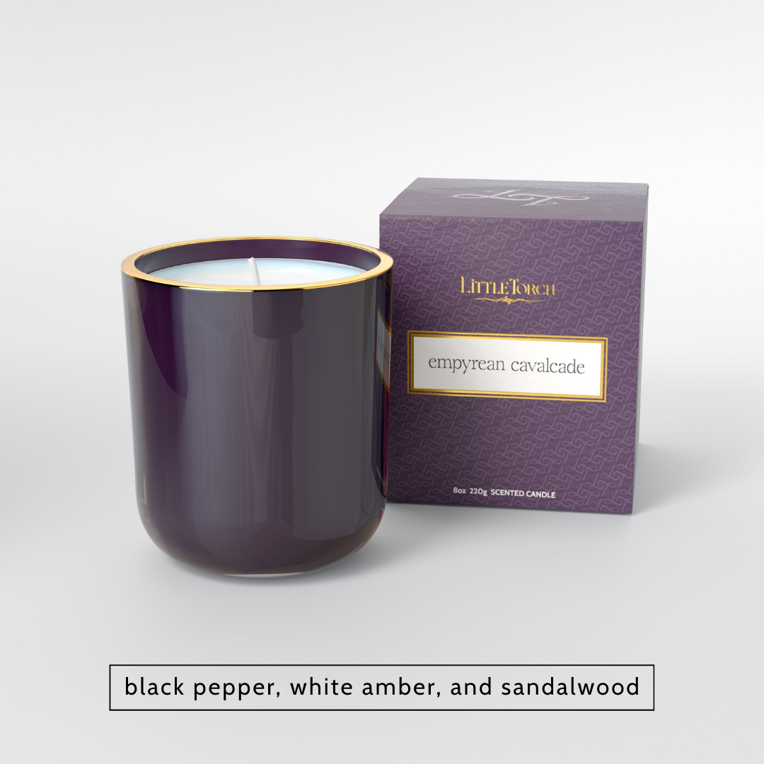 Empyrean Cavalcade Glass Candle