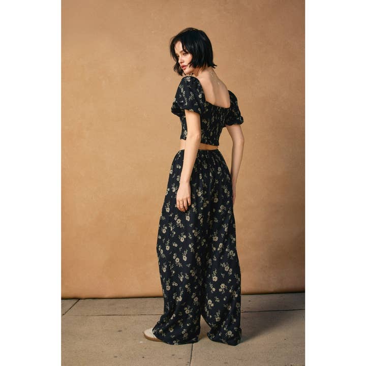 Dancing Moon Drawstring Pants