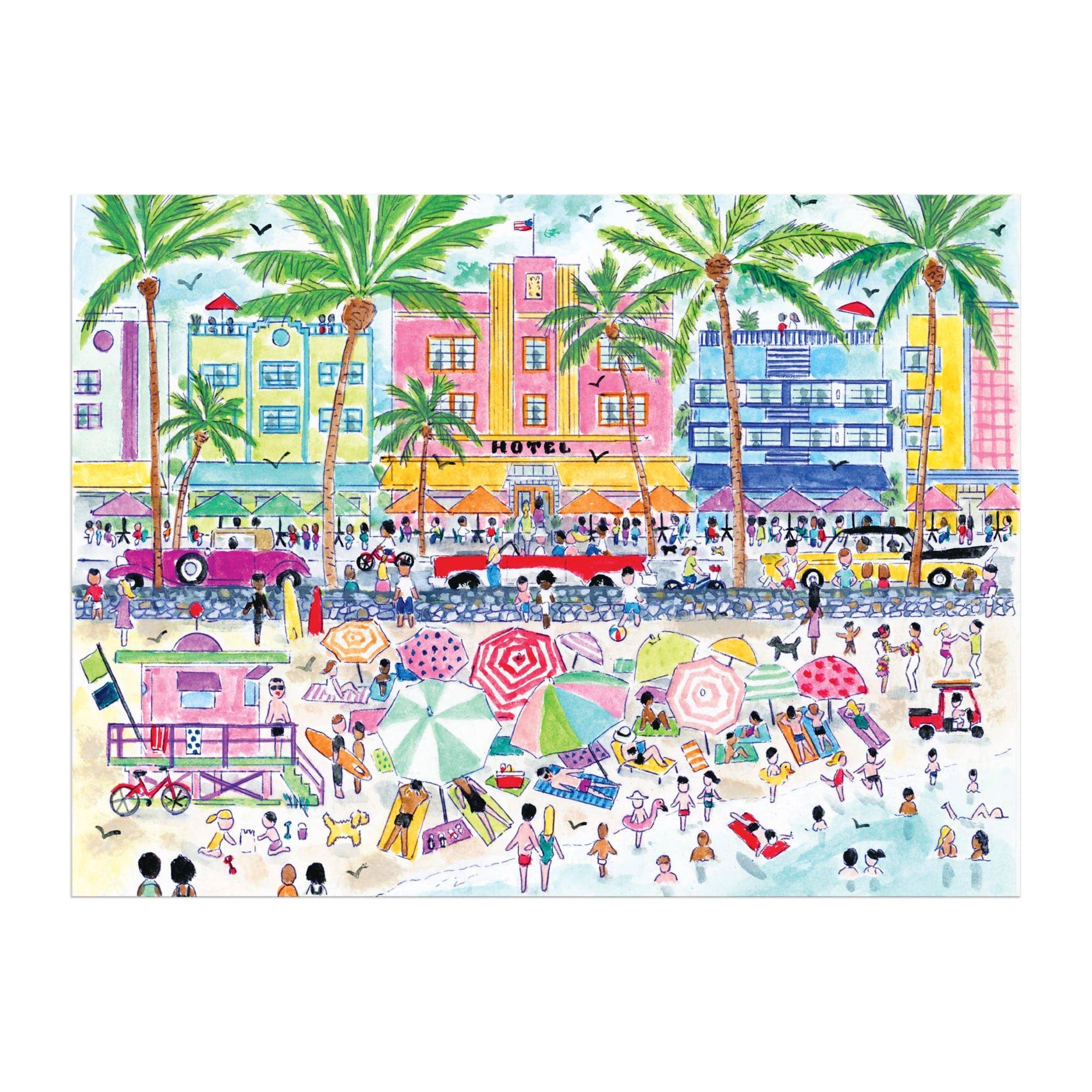 South Beach Miami 1000 Piece Puzzle