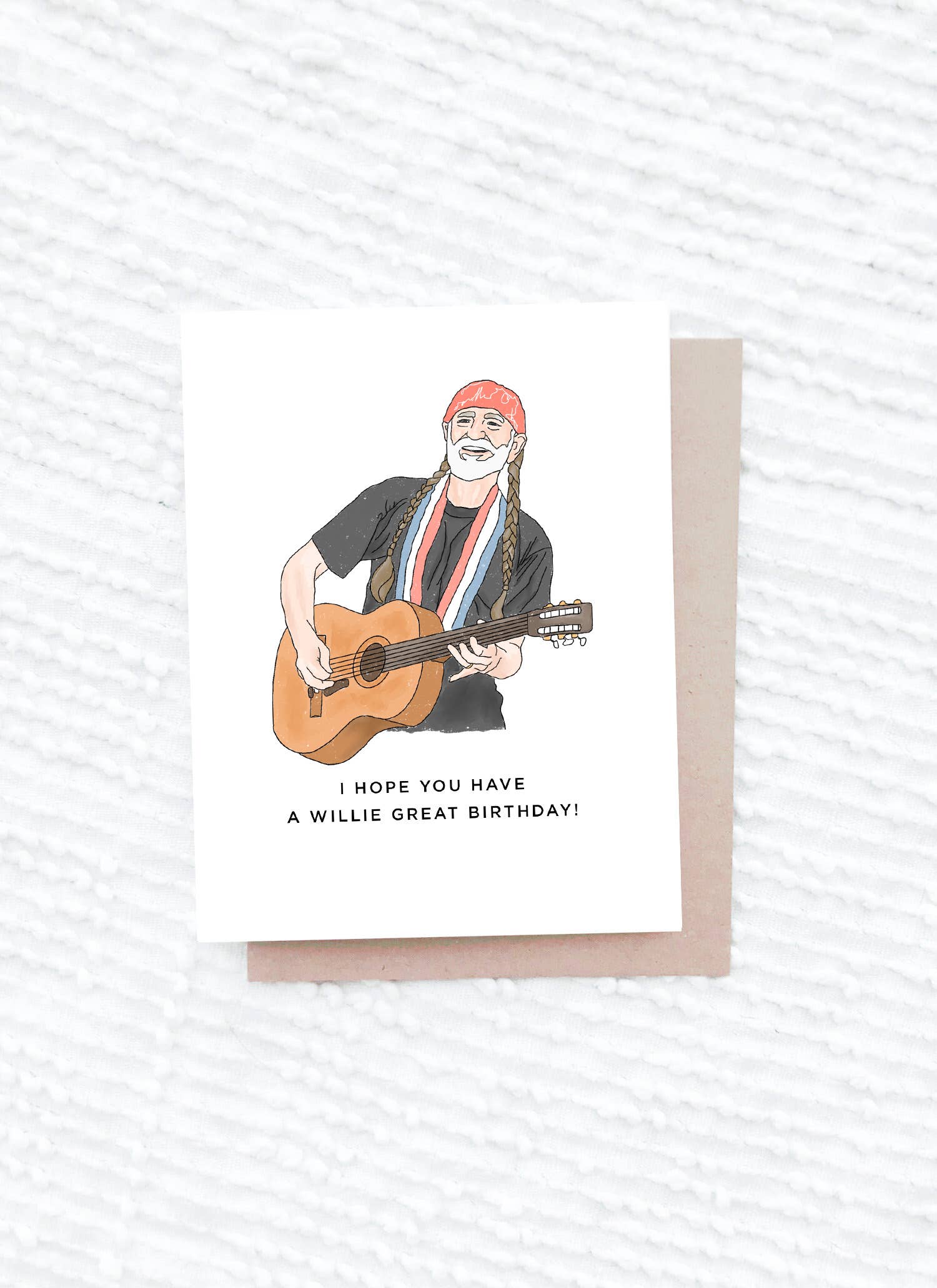 Willie Nelson Birthday Card