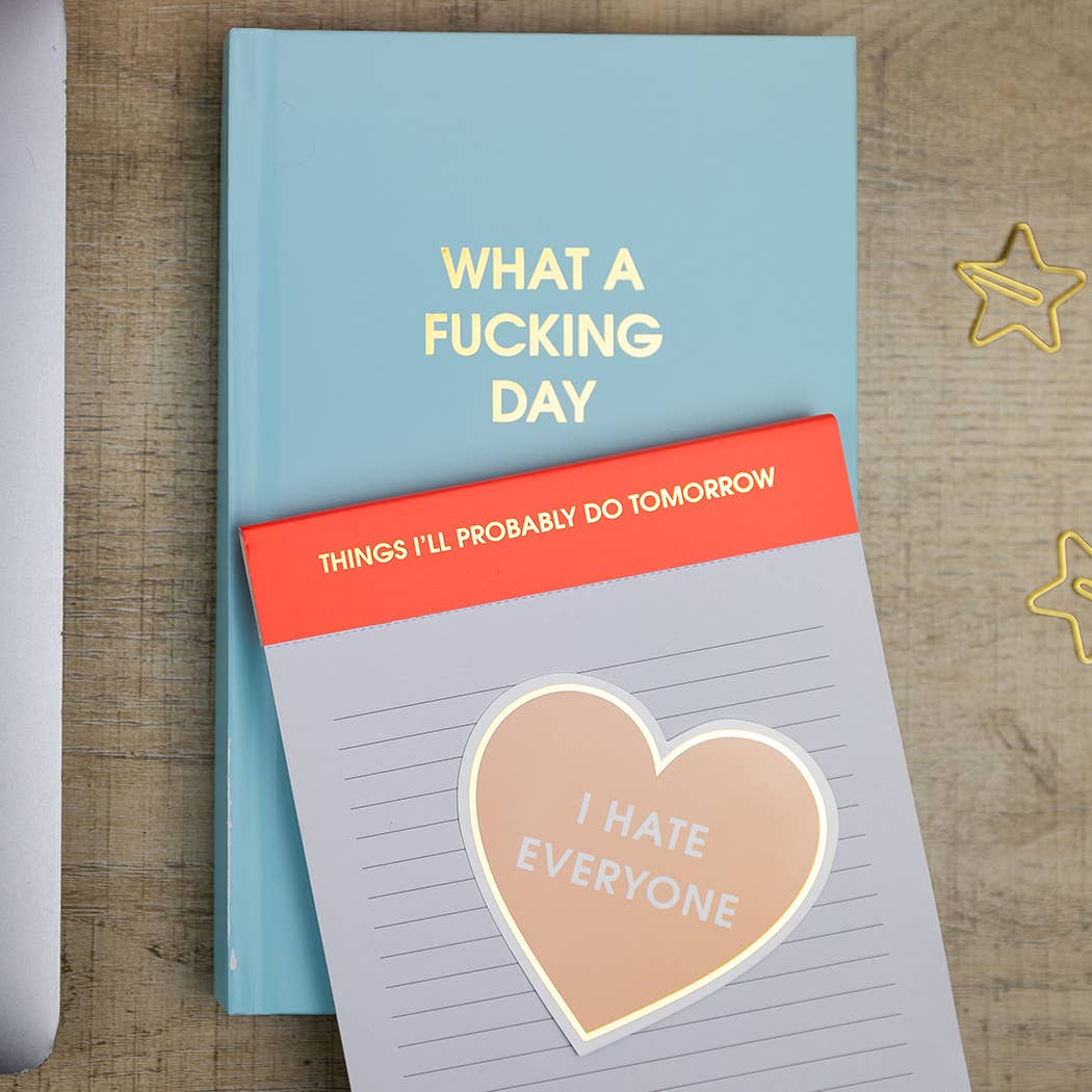 Things I'll Probably Do Tomorrow Lined Notepad