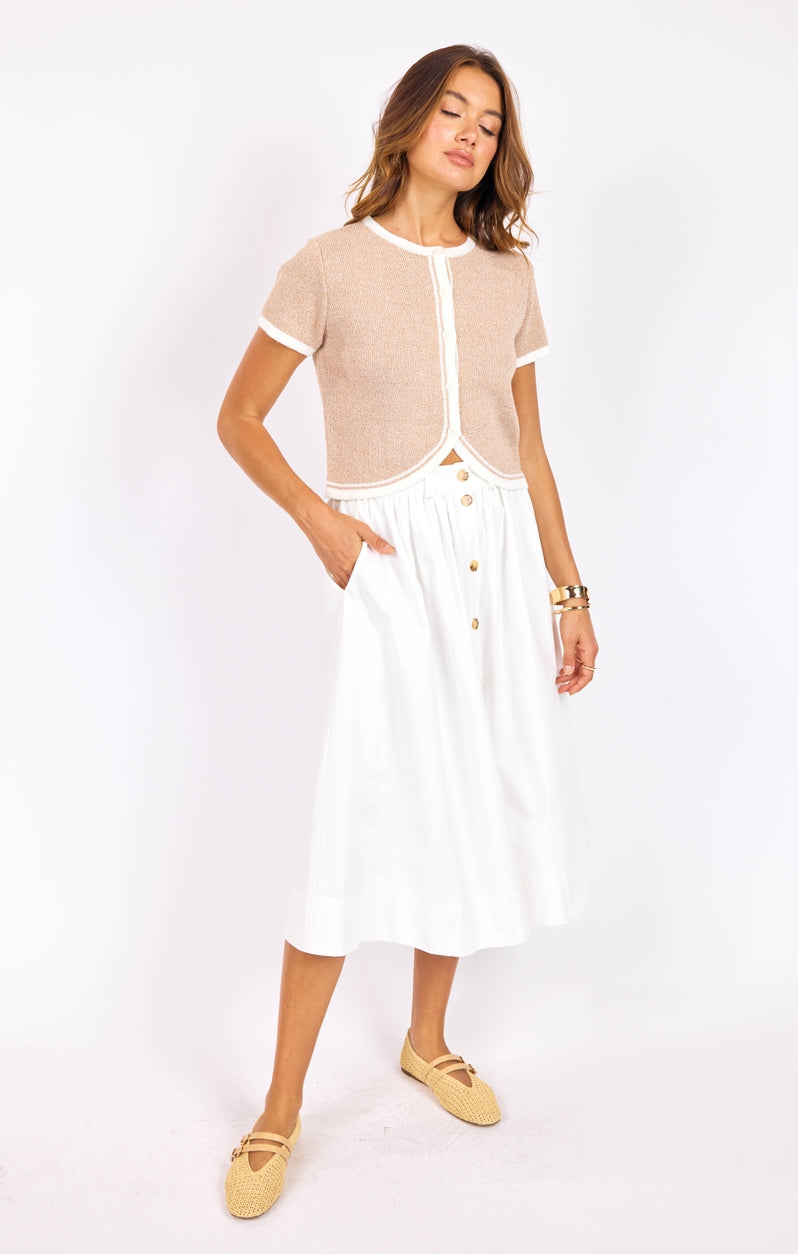 Lily Pond Midi Skirt