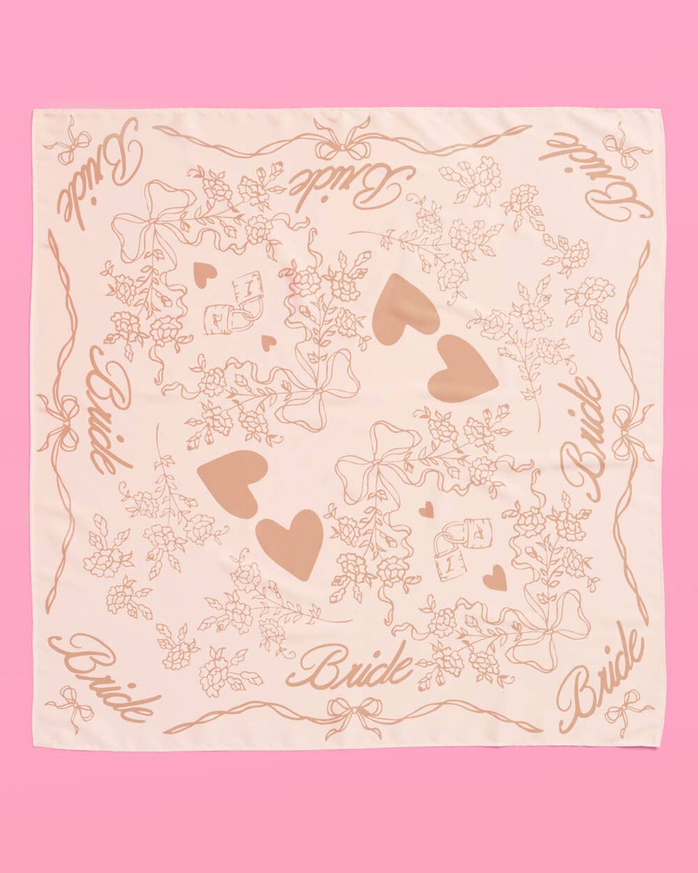 Bride Head Scarf - Tan