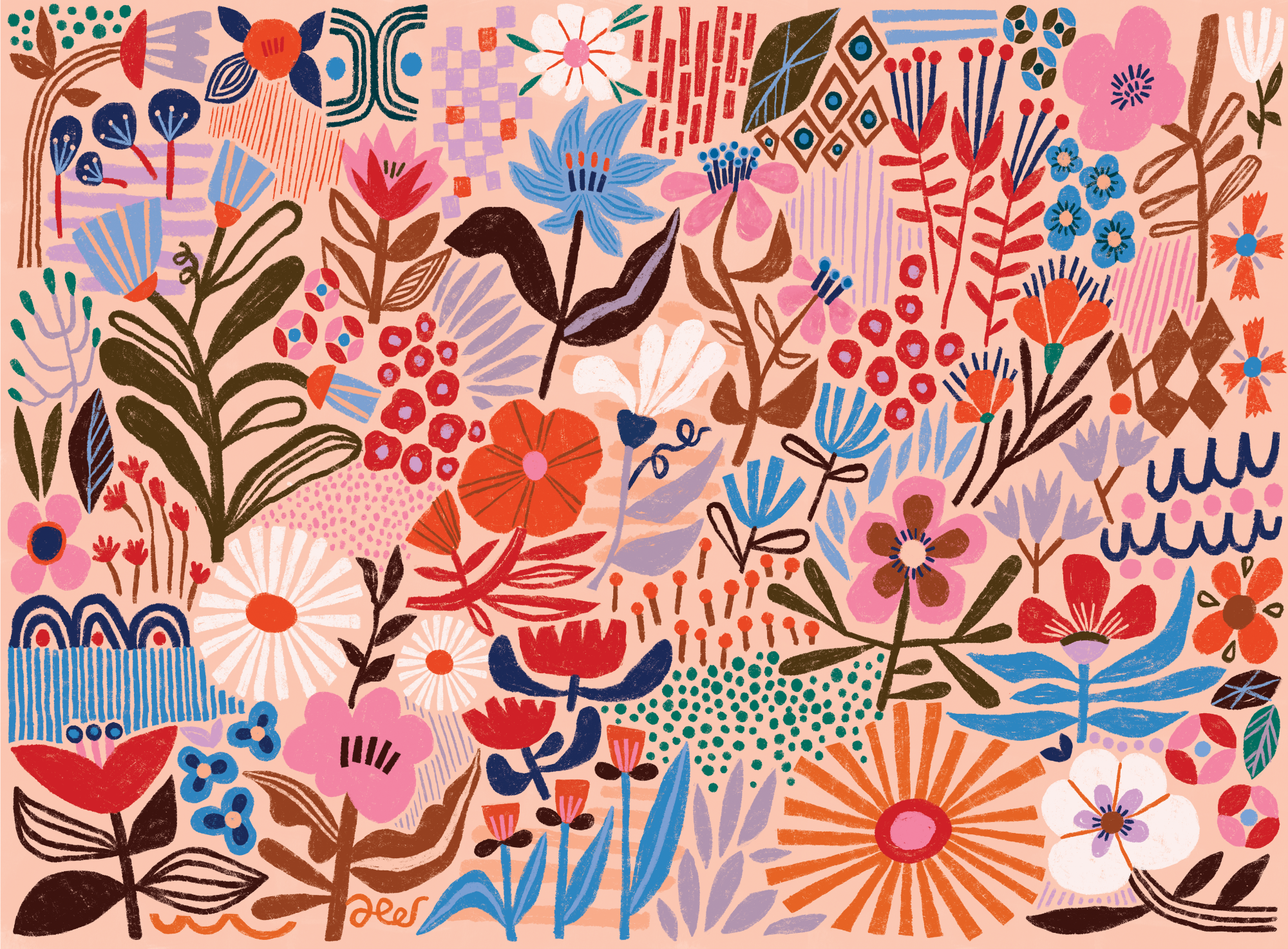 Flower Power 1000 Piece Puzzle