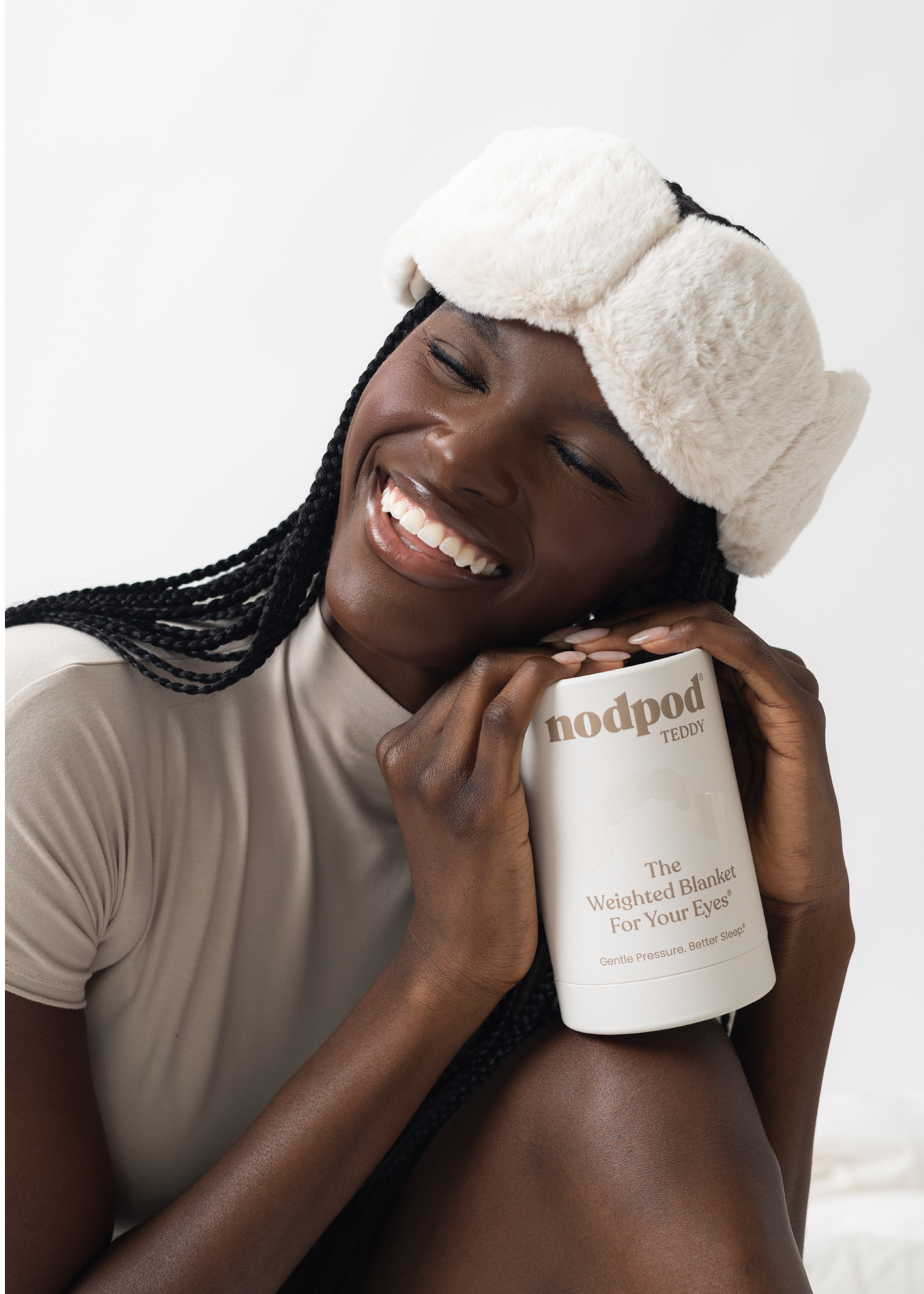 Polar Weighted Teddy Sleep Mask