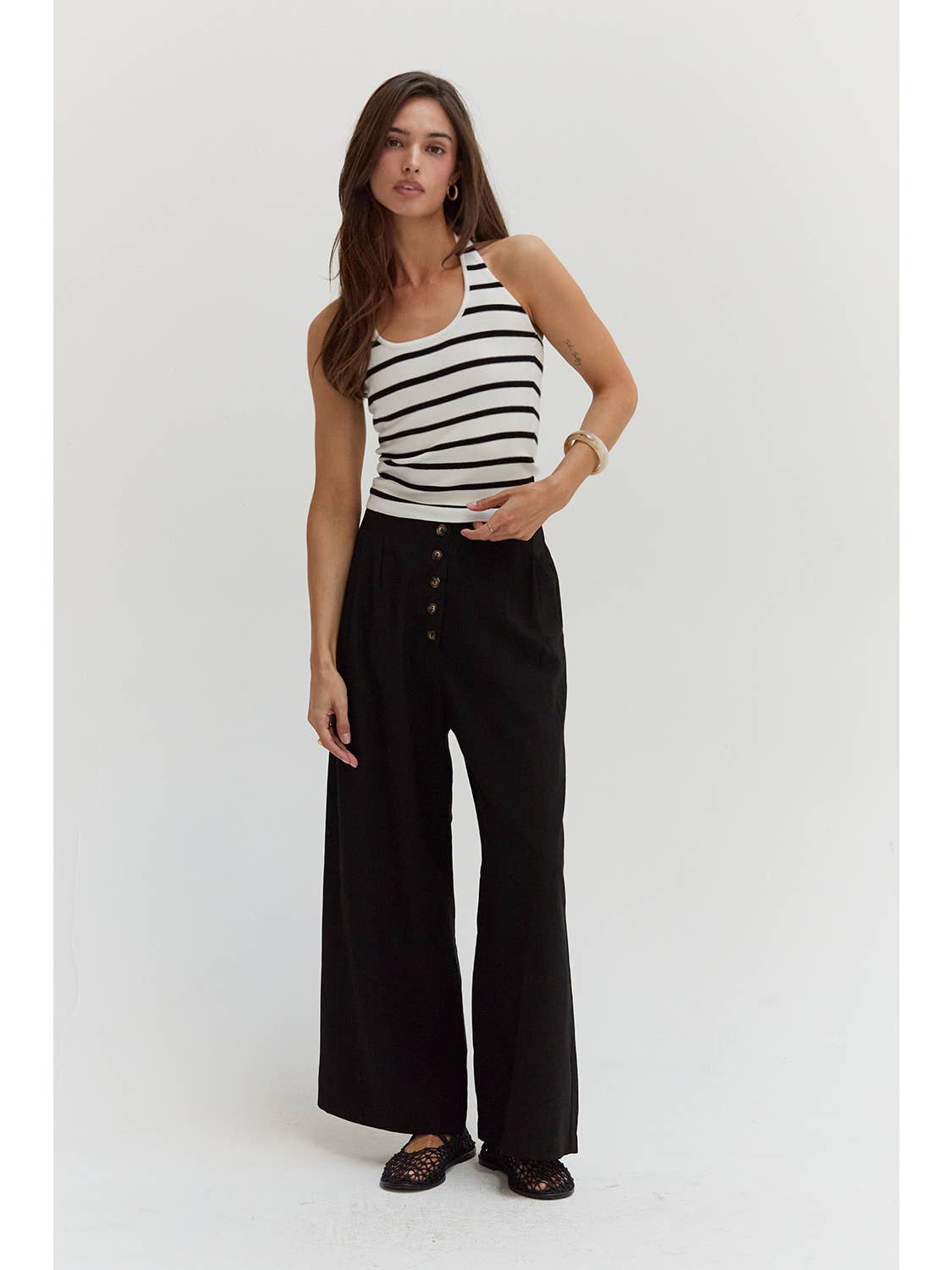 Samara High Waisted Culotte Pants