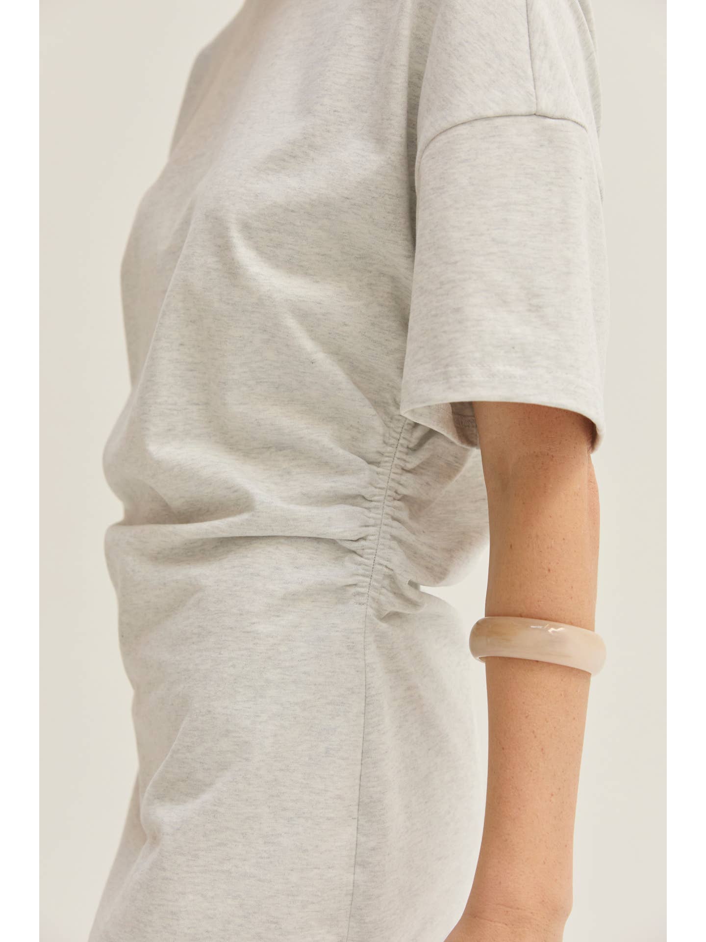 Erin Ruched T-Shirt Mini Dress