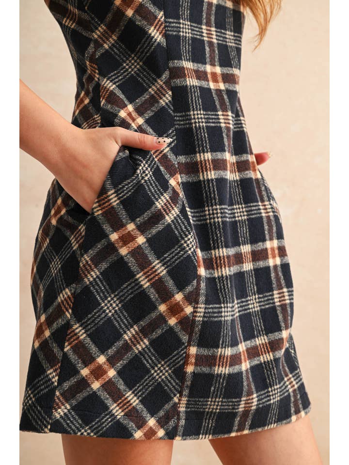 Make It Plaid Mini Dress