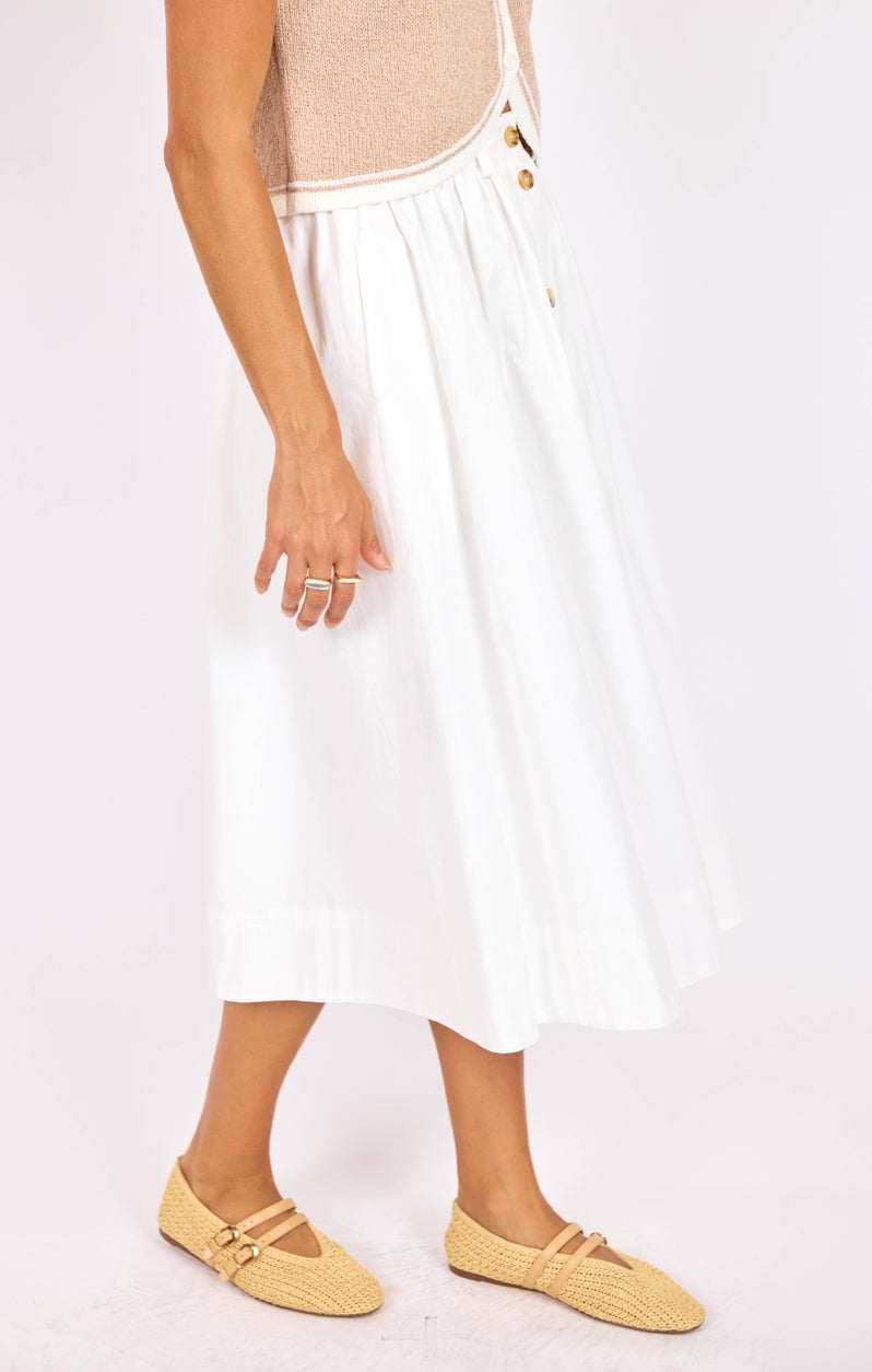 Lily Pond Midi Skirt