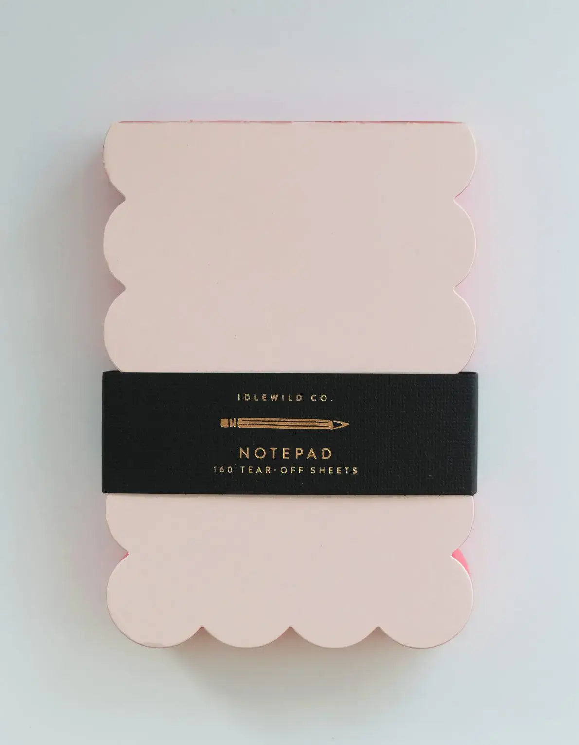 Peach + Persimmon Scalloped Notepad