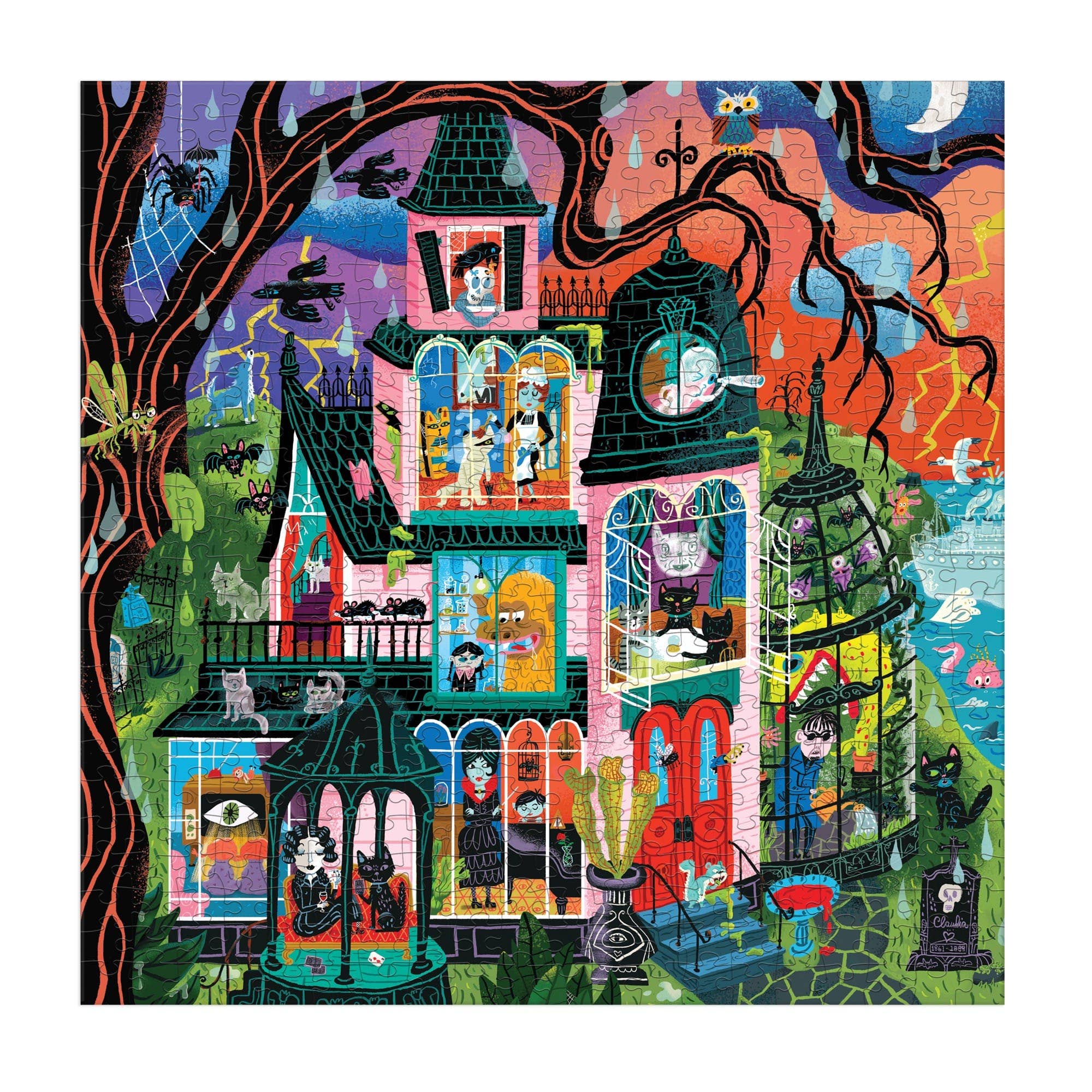 Monster Mansion 500 Piece Puzzle
