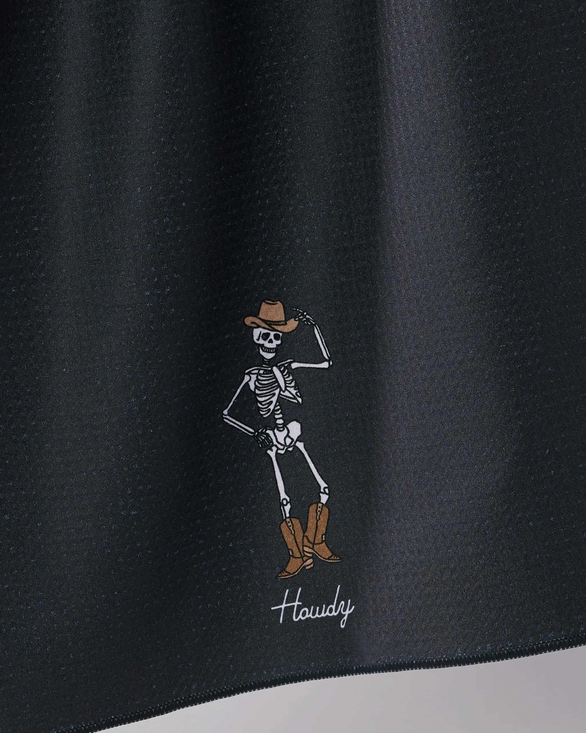 Howdy Cassondra Black Tea Towel