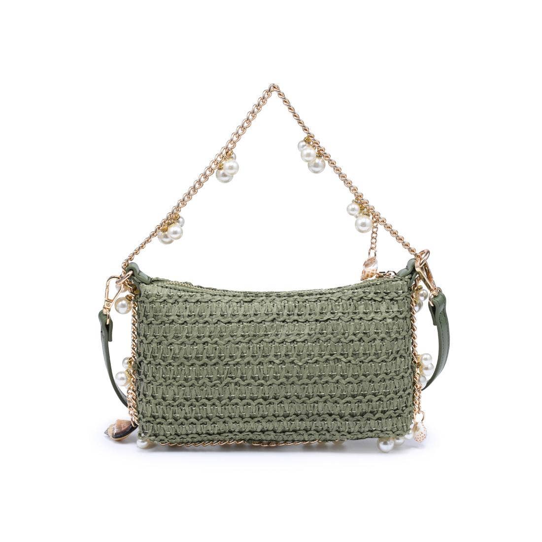 Steph Seashell Straw Bag - Natural