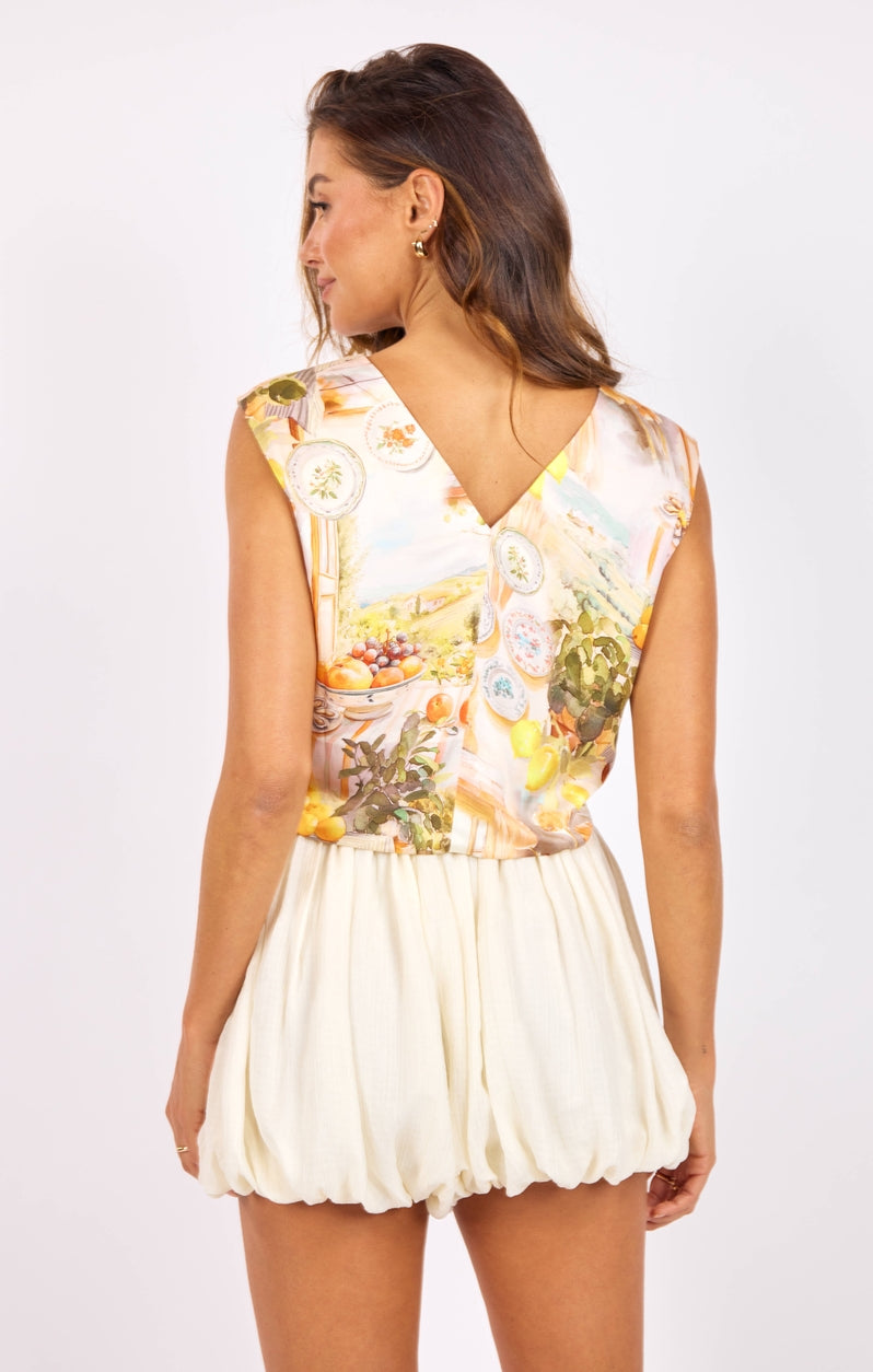 Limoncello Ruched Tank