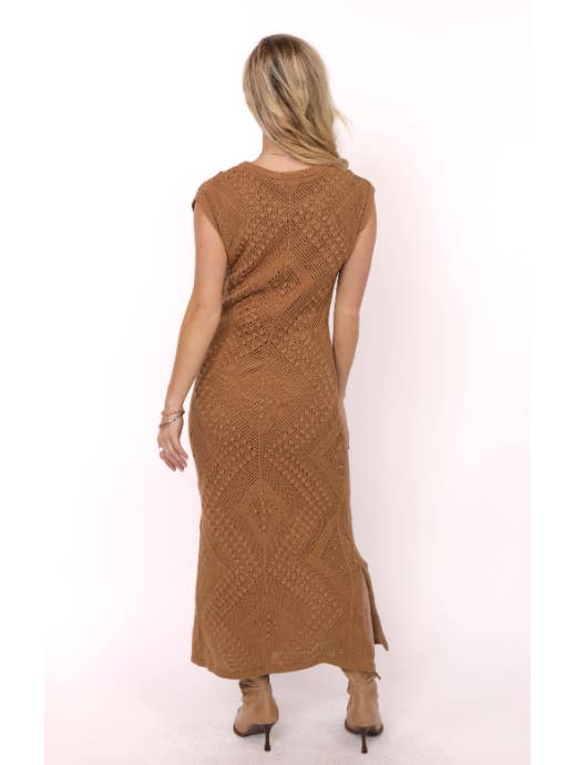 Wandering Intricate Knit Dress
