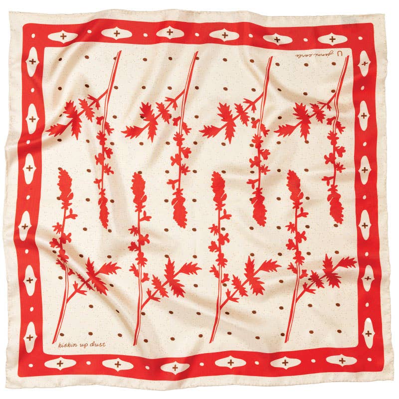 Kickin' Up Dust Silk Scarf