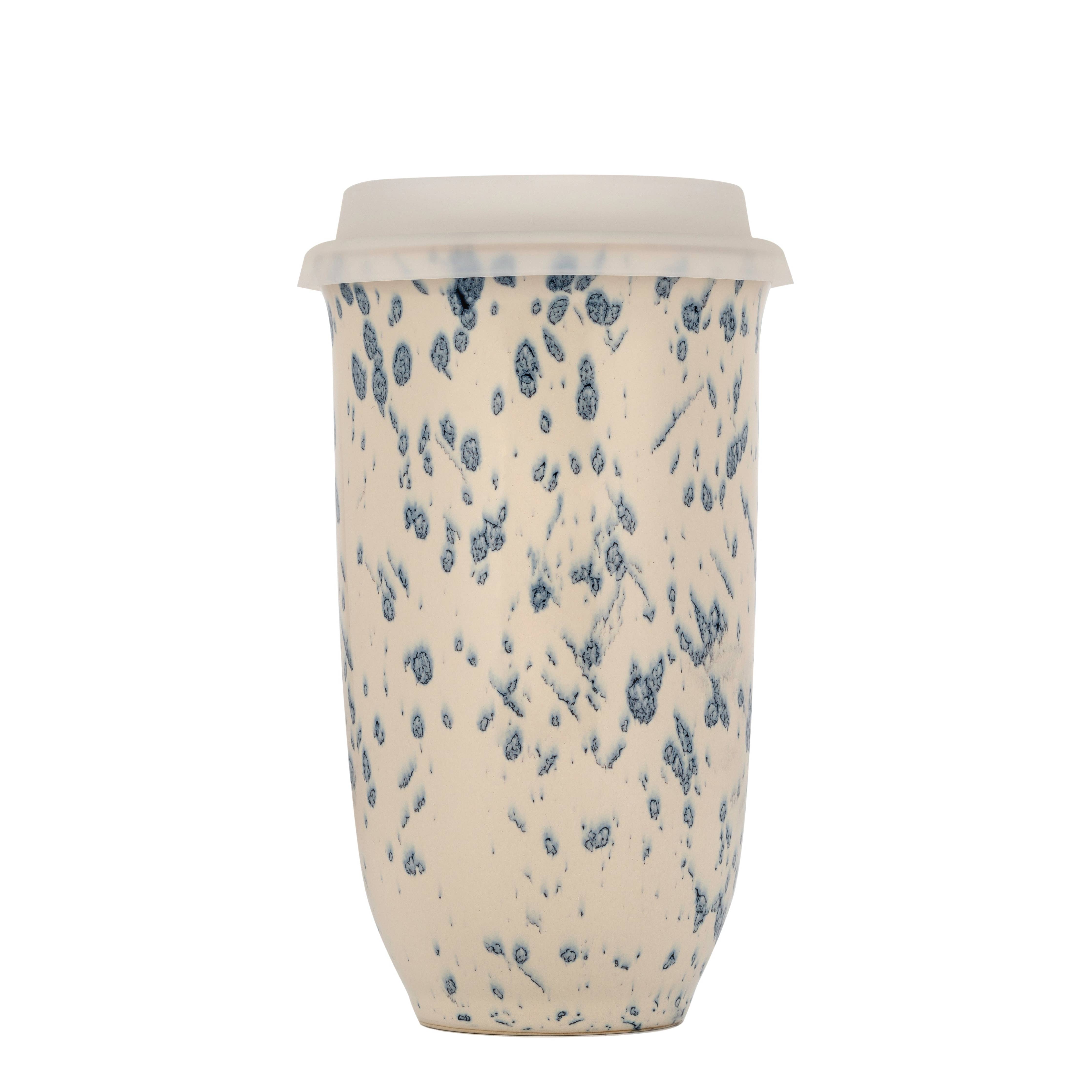 Orchid Ceramic Travel Mug – 16 oz