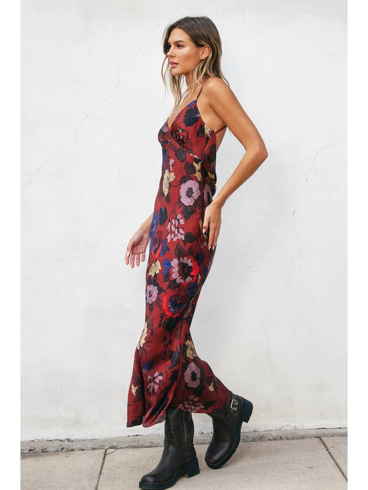 Fireplace Open Back Dress